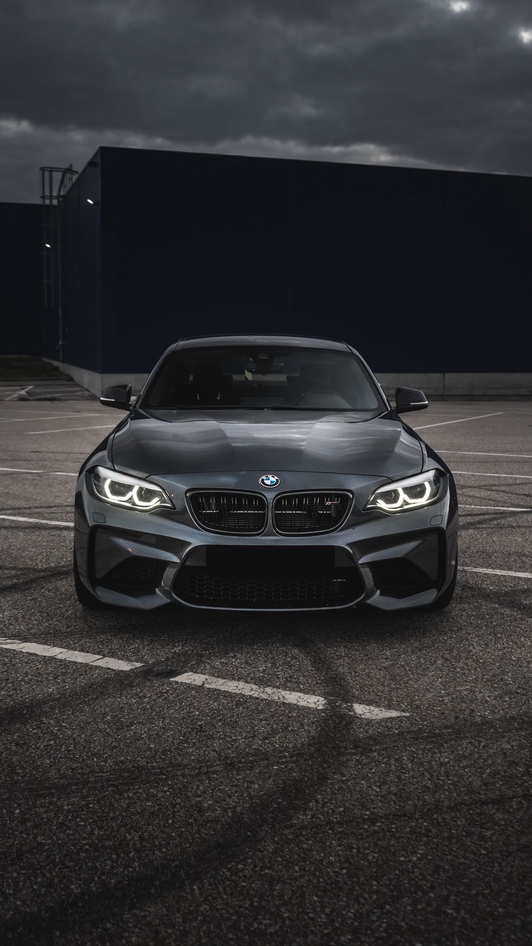 BMW M3 nera frontale, 1080x1920 Full HD Verticale, iPhone