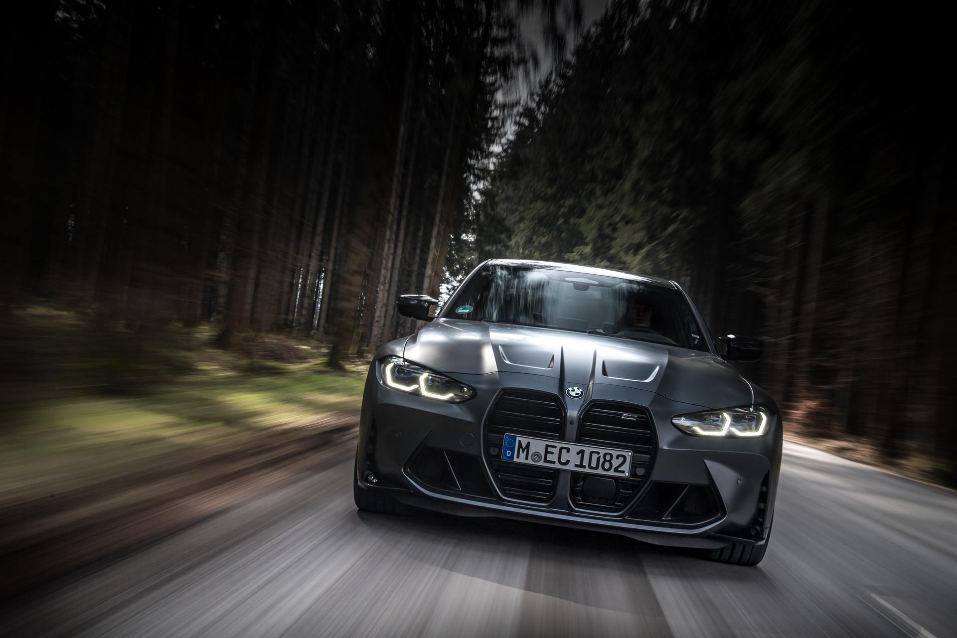 BMW M3 nera su strada, 1920x1280 Full HD+ WUXGA, Laptop