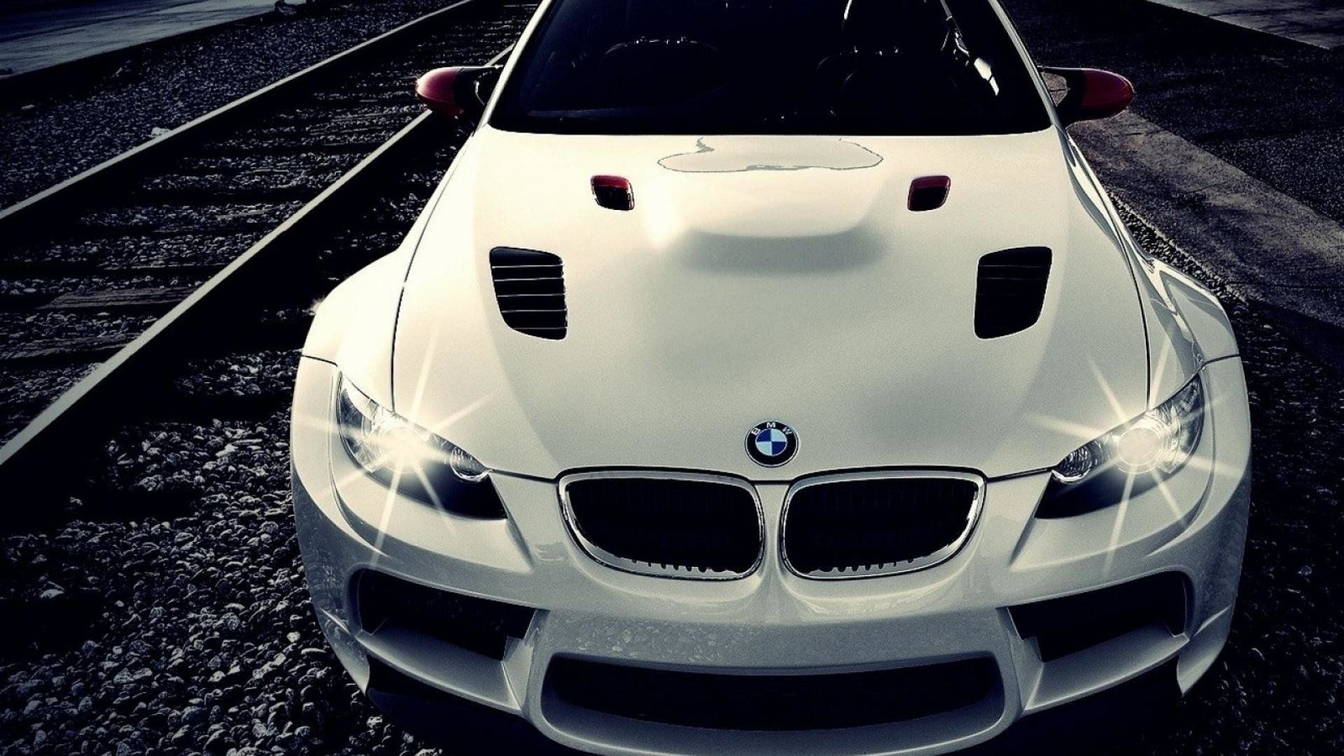 BMW M3 bianca frontale, 1920x1080 Full HD 1080p, PC