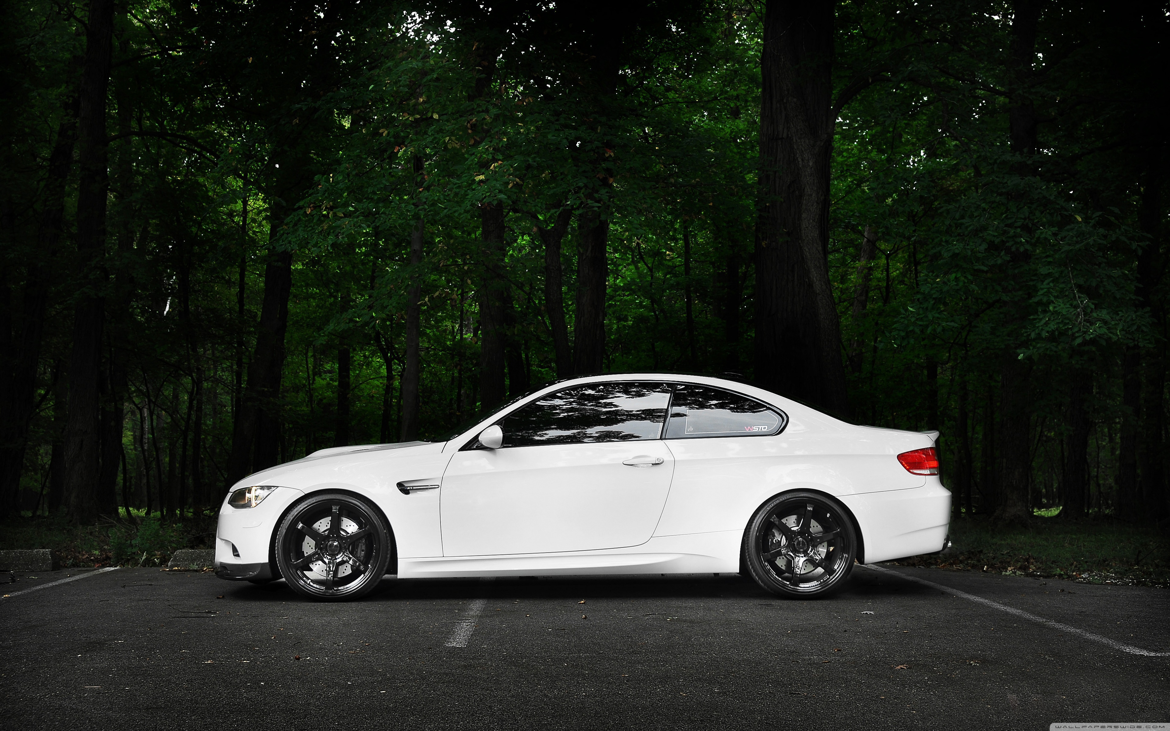BMW M3 bianca laterale, 3840x2400 UHD, PC 4K