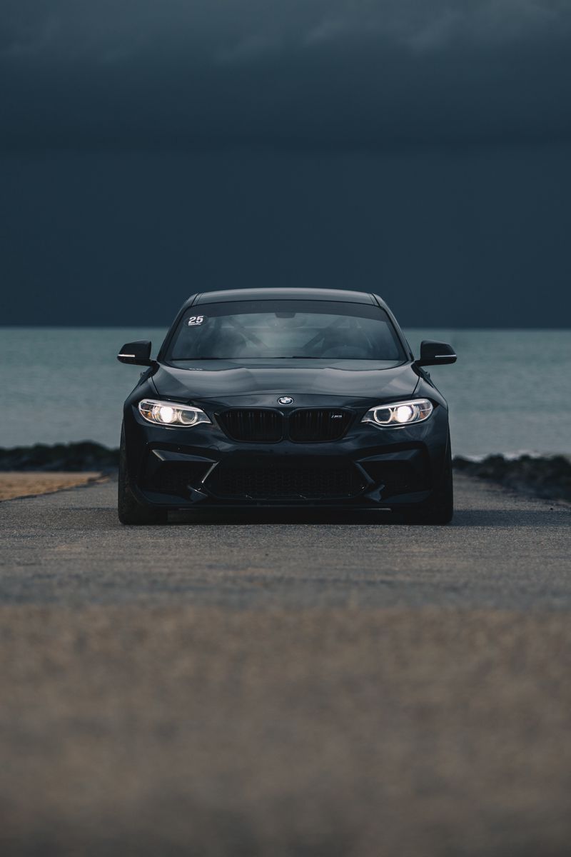 BMW M3 nera fronte, 800x1200 Full HD Verticale, Smartphone