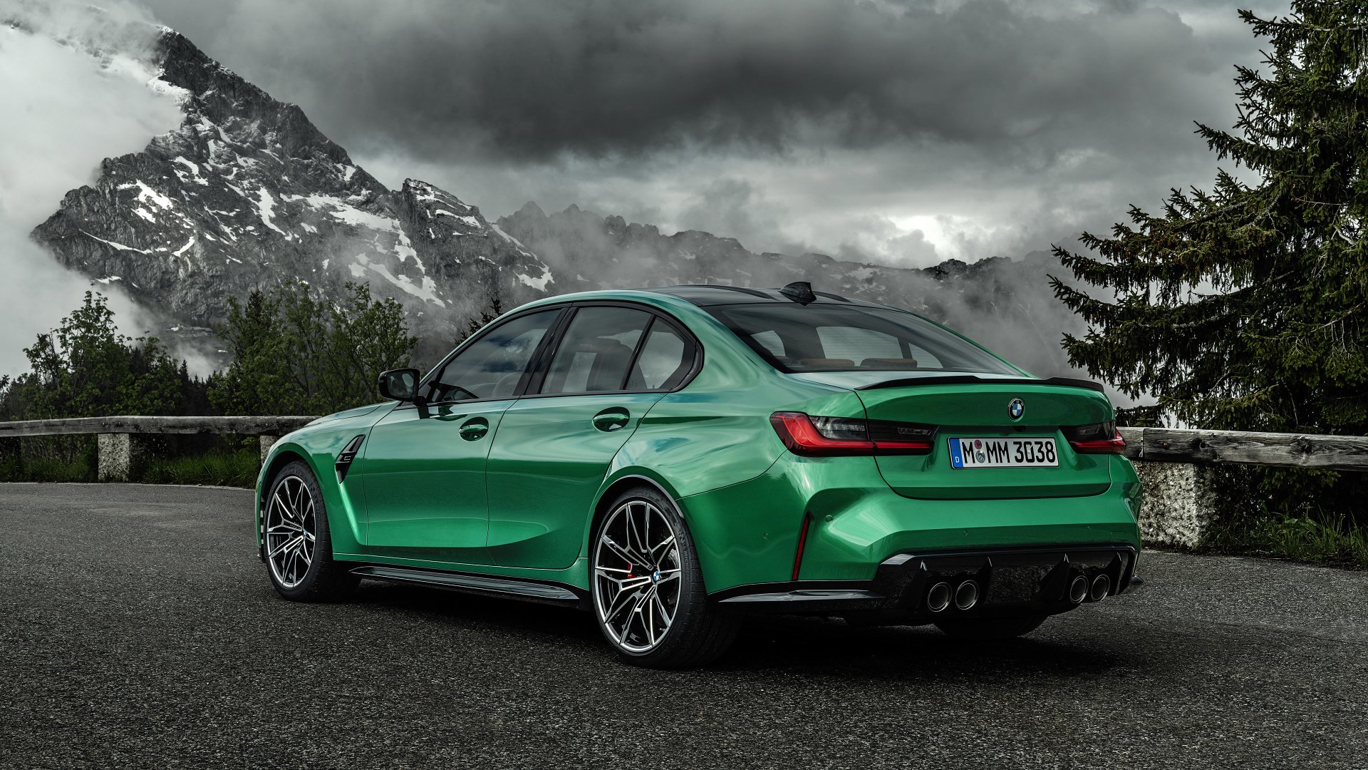 BMW M3 verde montagna, 1920x1080 Full HD, Desktop