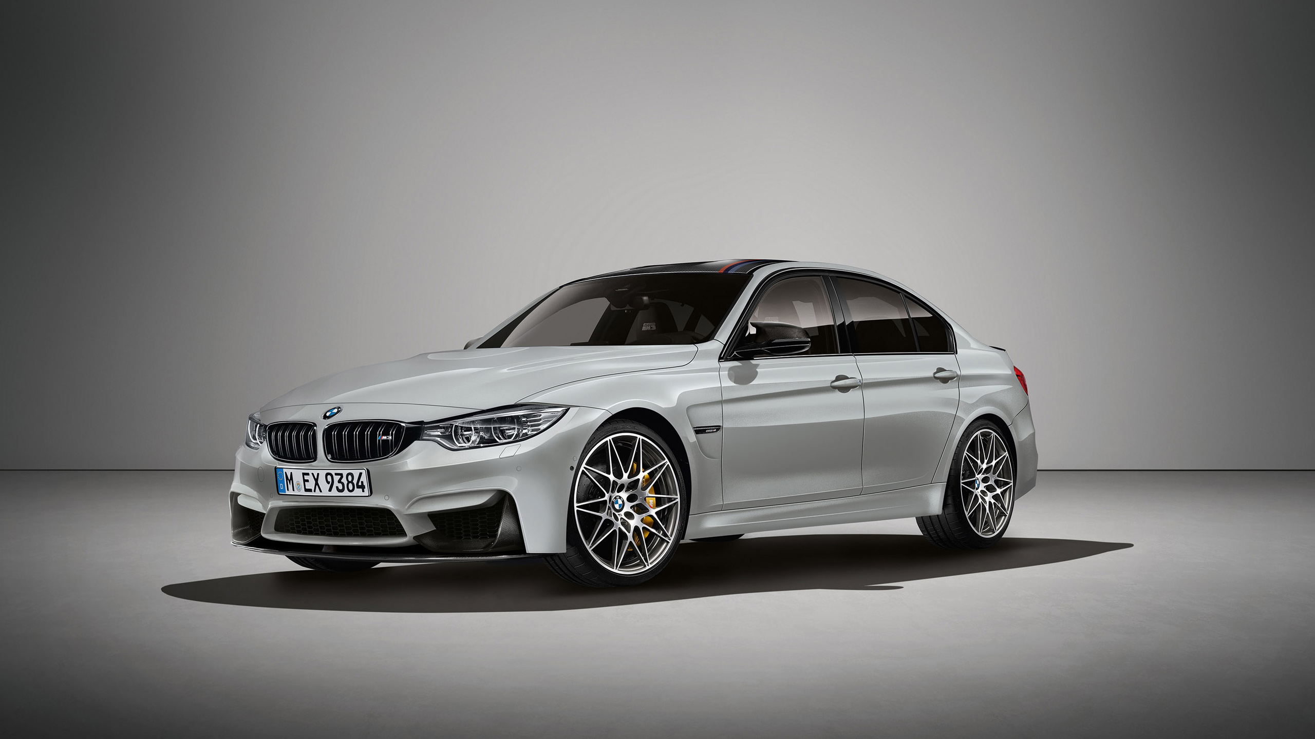 BMW M3 bianca studio, 2560x1440 2K, Desktop