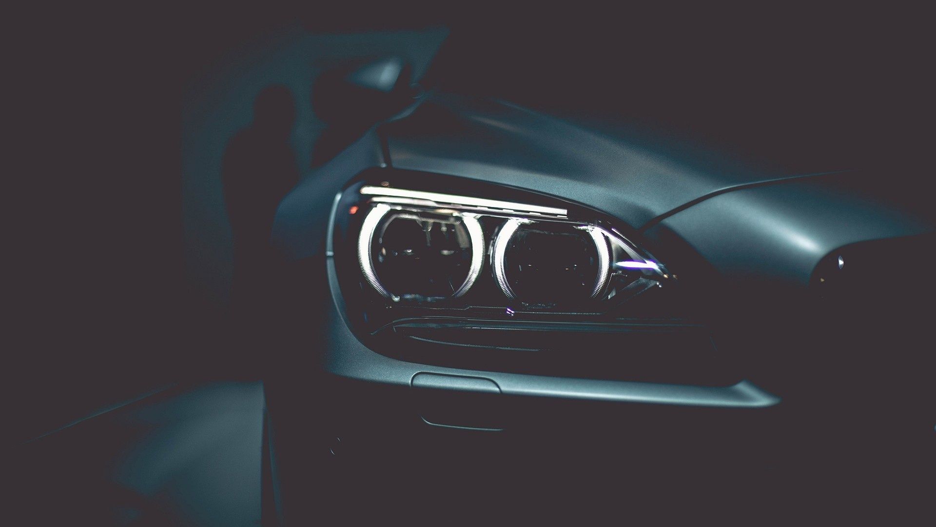 Faro BMW nero notturno, 1920x1080 Full HD 1080p, Ultrabook