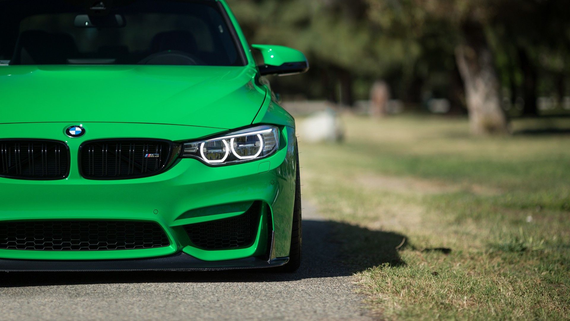 BMW M3 verde, Serie M, 1920x1080 1080p, ROG Asus Laptop