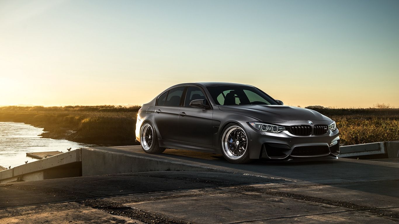 BMW M3 F80 grigia, 1366x768 HD, Notebook Gaming