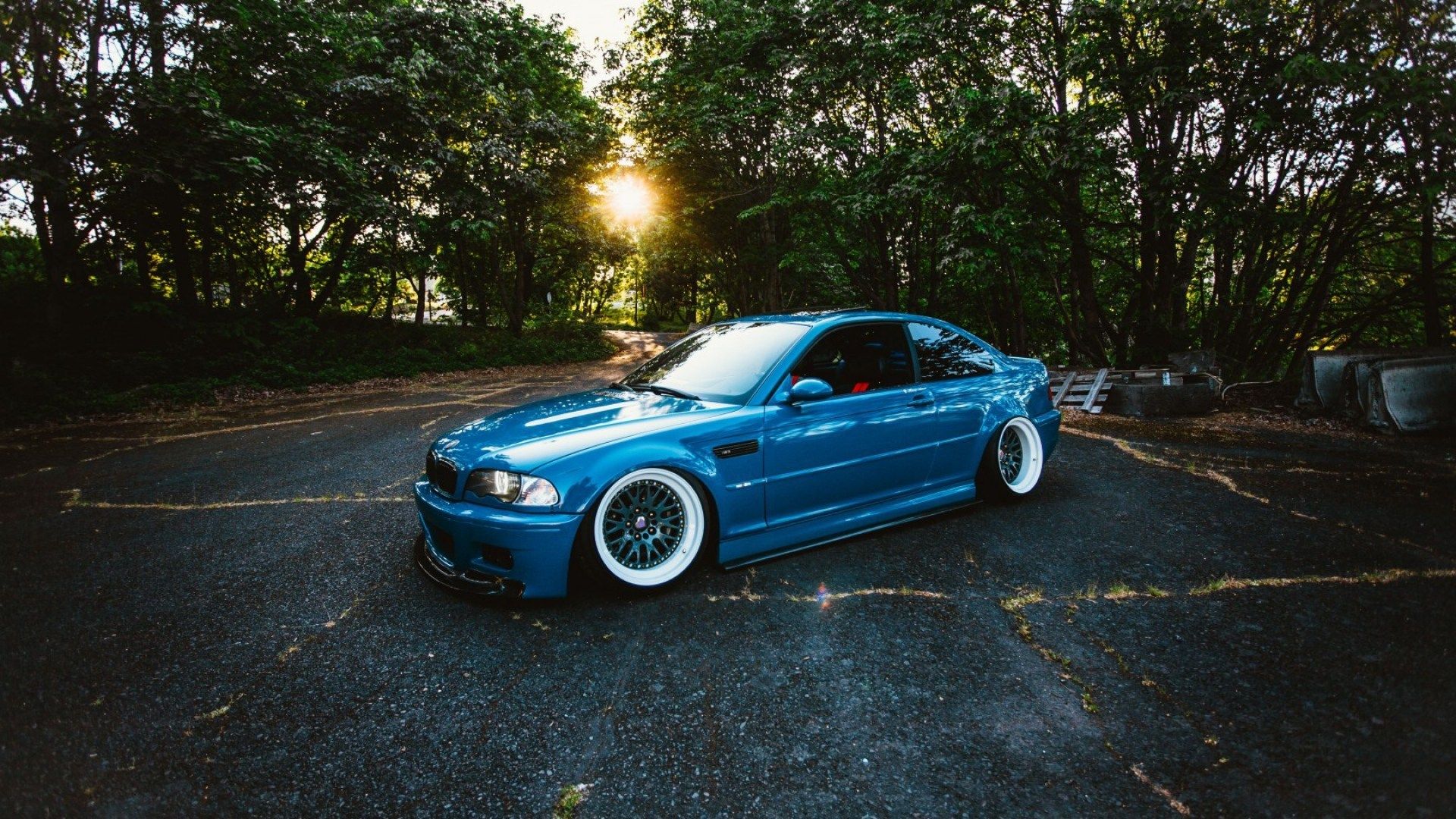 BMW M3 blu tuning, 1920x1080 Full HD, Ultrabook