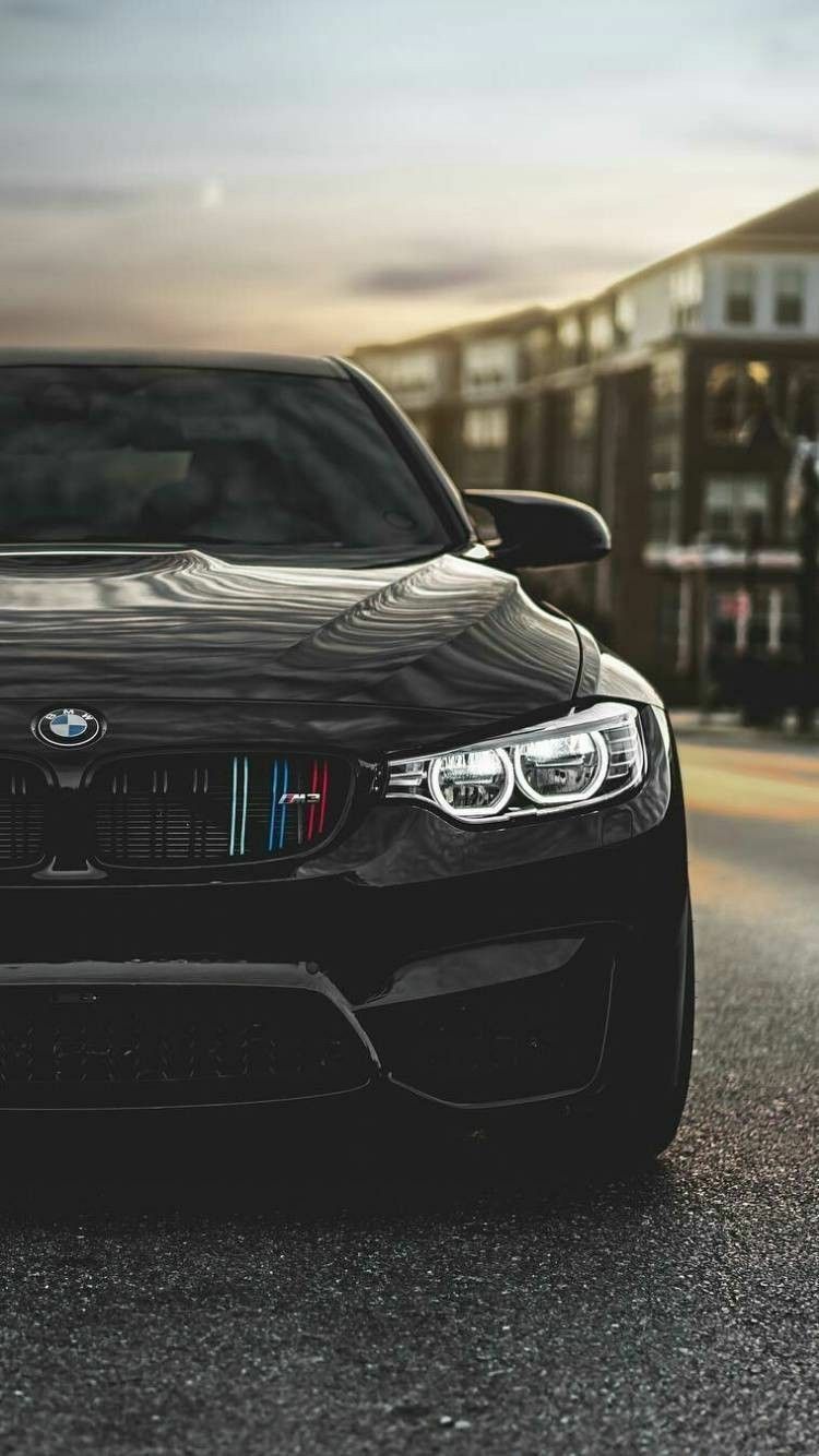 BMW nera vista frontale, 750x1334 Full HD Verticale, Smartphone