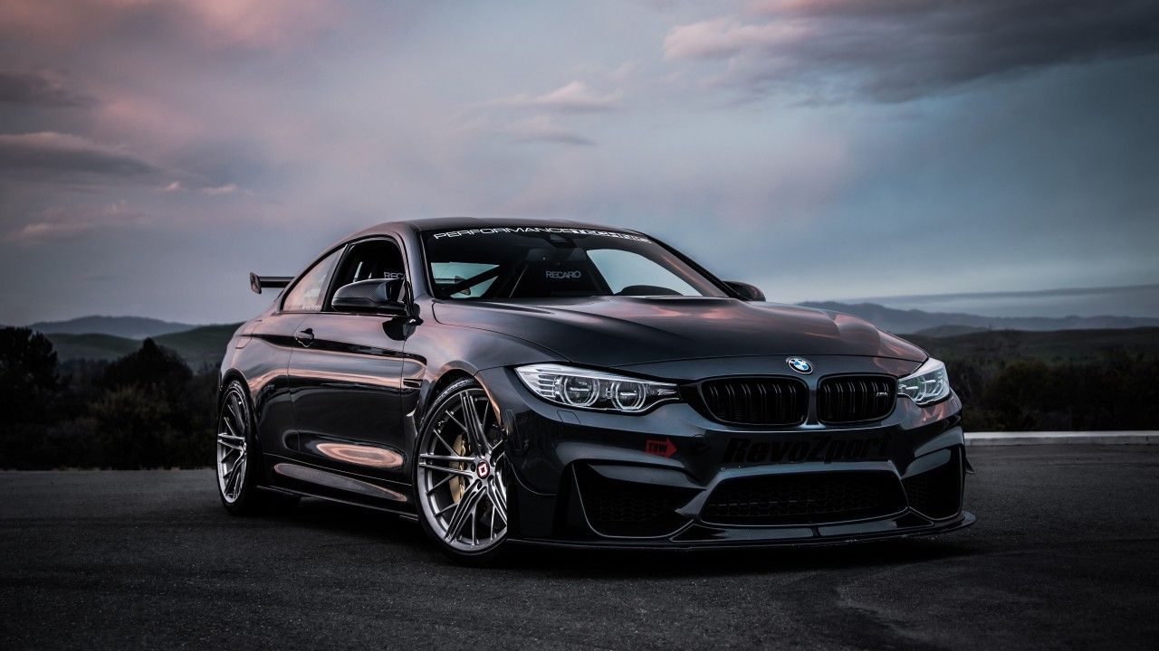 BMW M4 nera sportiva, 1280x720 720p, PC
