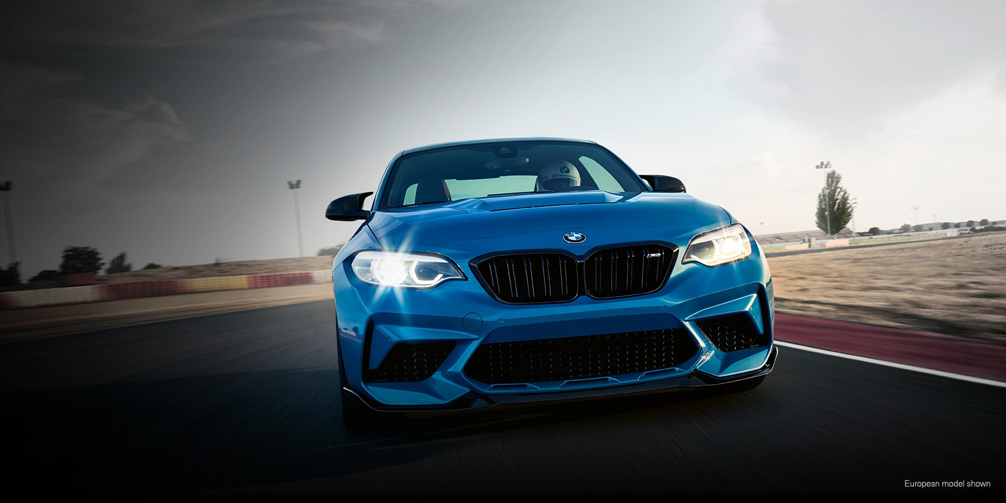 BMW M2 CS blu, 2000x1000 Hi-Res, Desktop