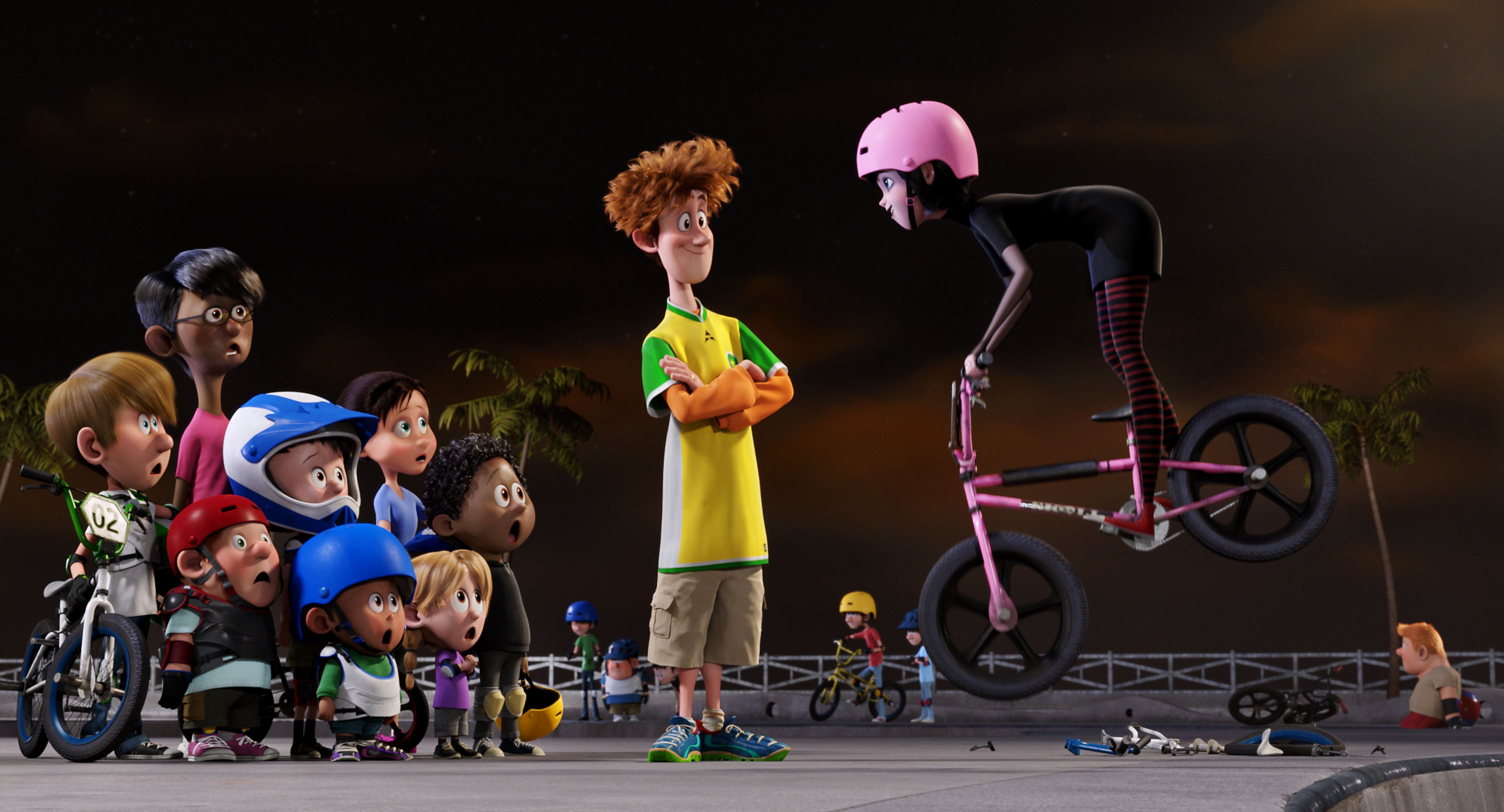 Graffiti murale BMX cartoon, 960x900 HD, iMac