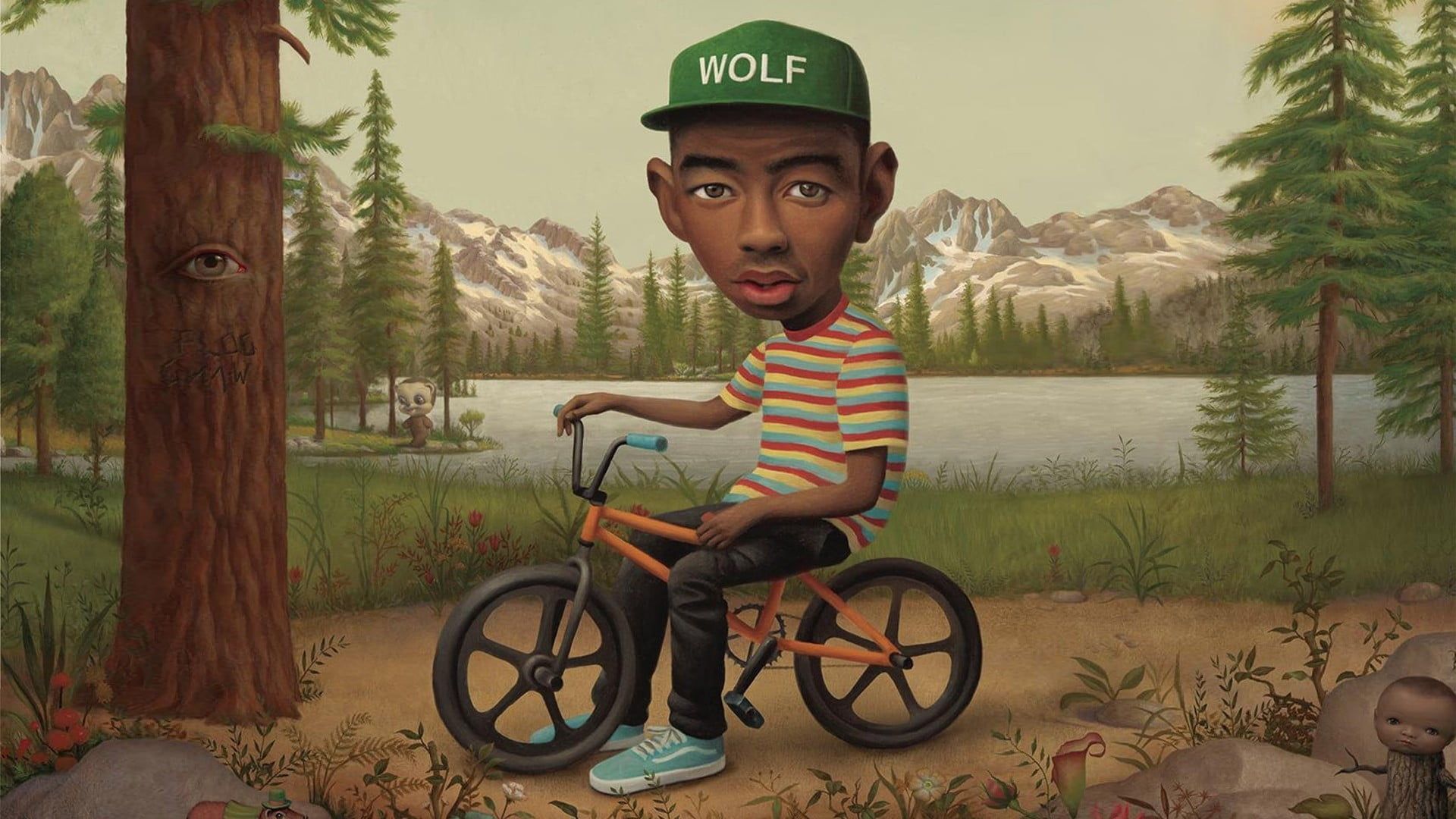 Personaggio cartoon con bici BMX, 1920x1080 1080p, Desktop
