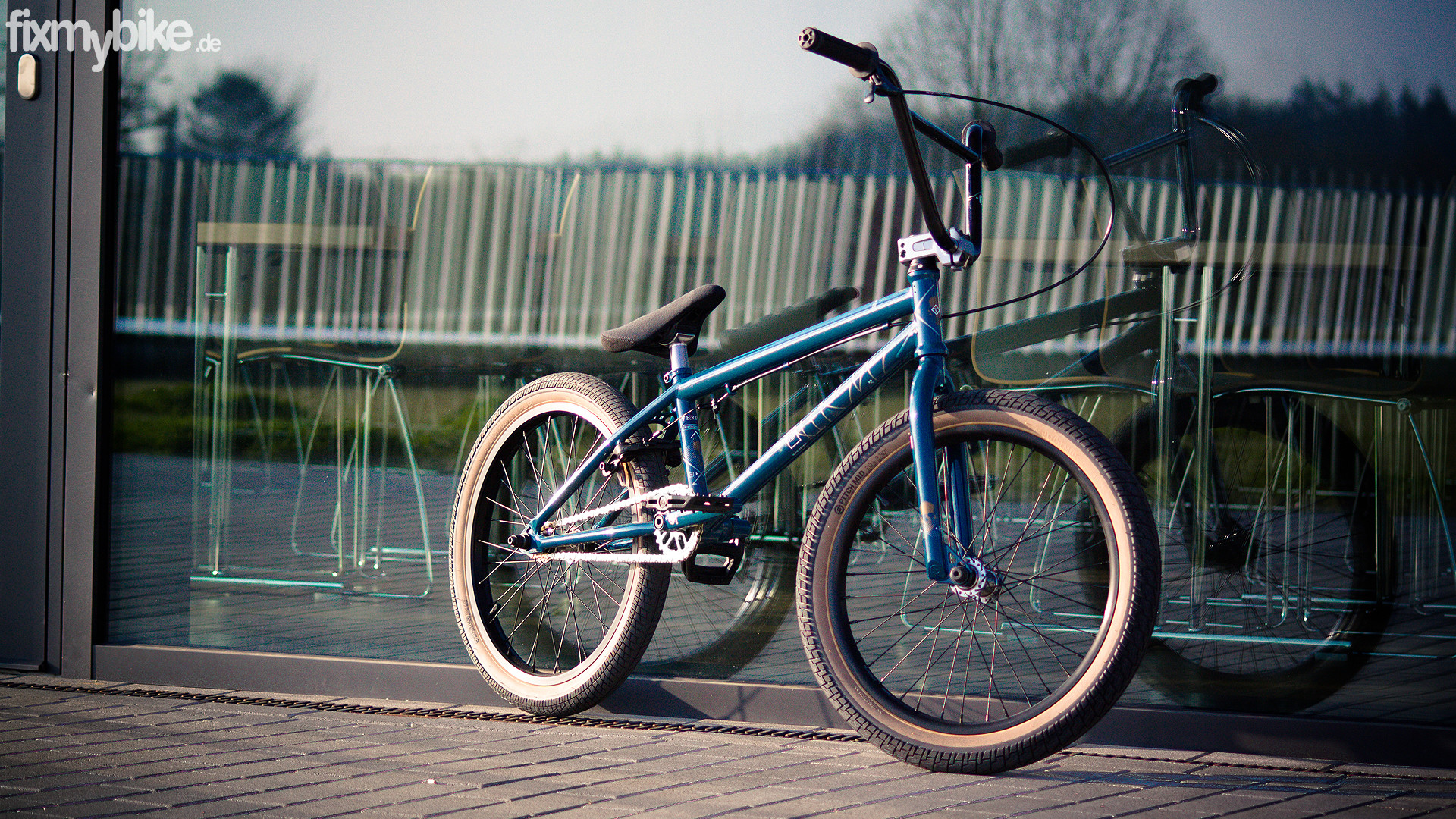Bicicletta BMX blu, 1920x1080 Full HD, PC