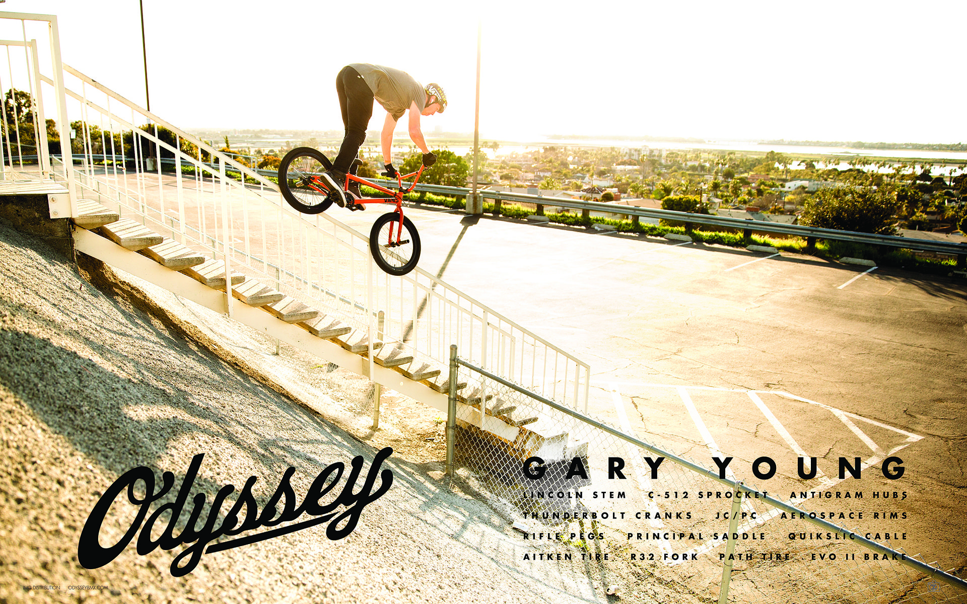 Ciclista BMX Odyssey salto scale, 1920x1200 Full HD+ WUXGA, Laptop