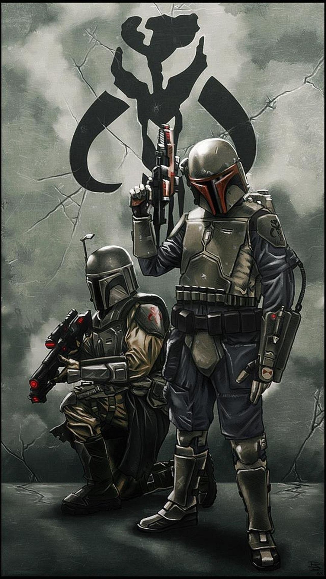 Mandaloriani guerrieri Star Wars, Jedi, 1080x1920 Full HD Verticale, iPhone