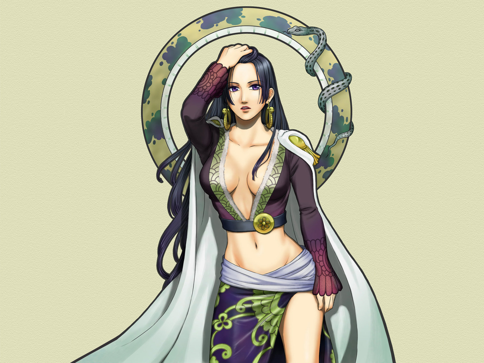 Boa Hancock, One Piece, 1600x1200 HD Ready, Desktop