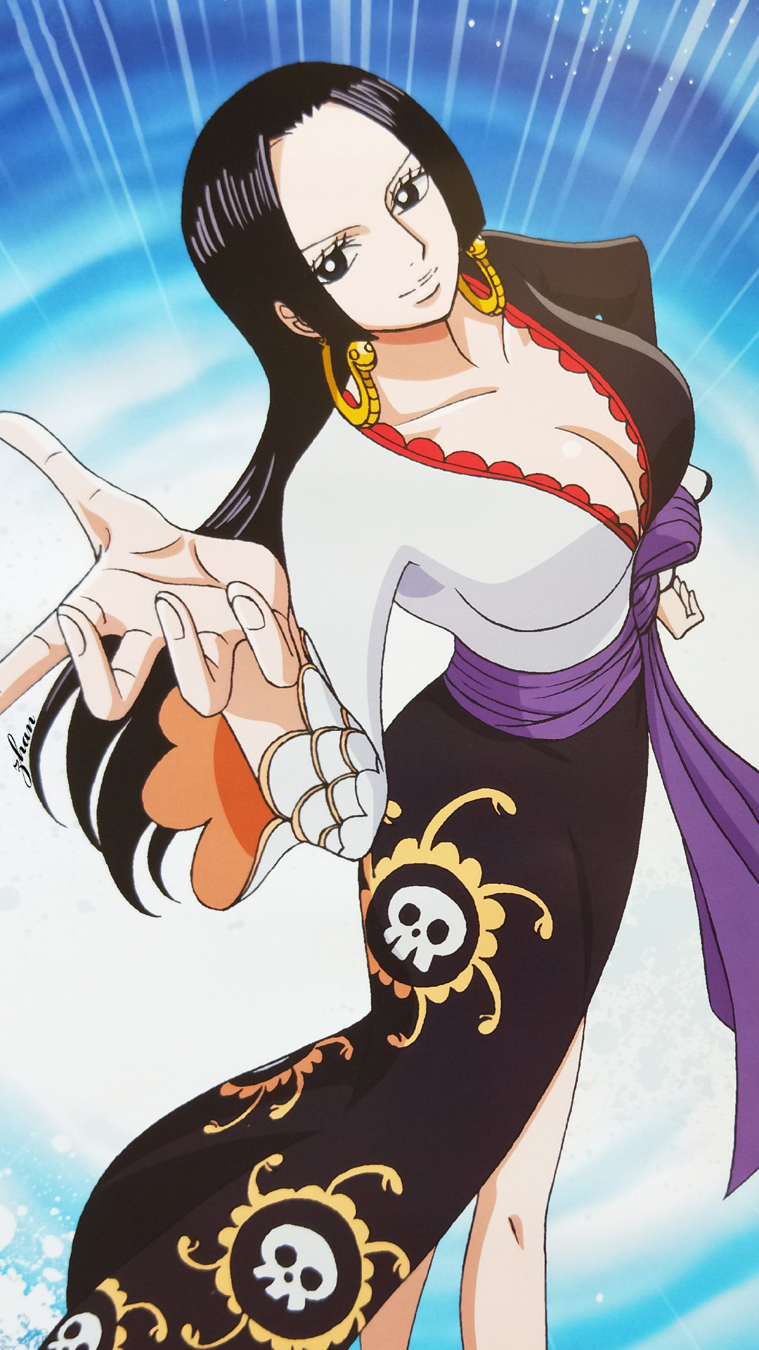 Boa Hancock, One Piece, 1080x1920 Verticale, Mobile
