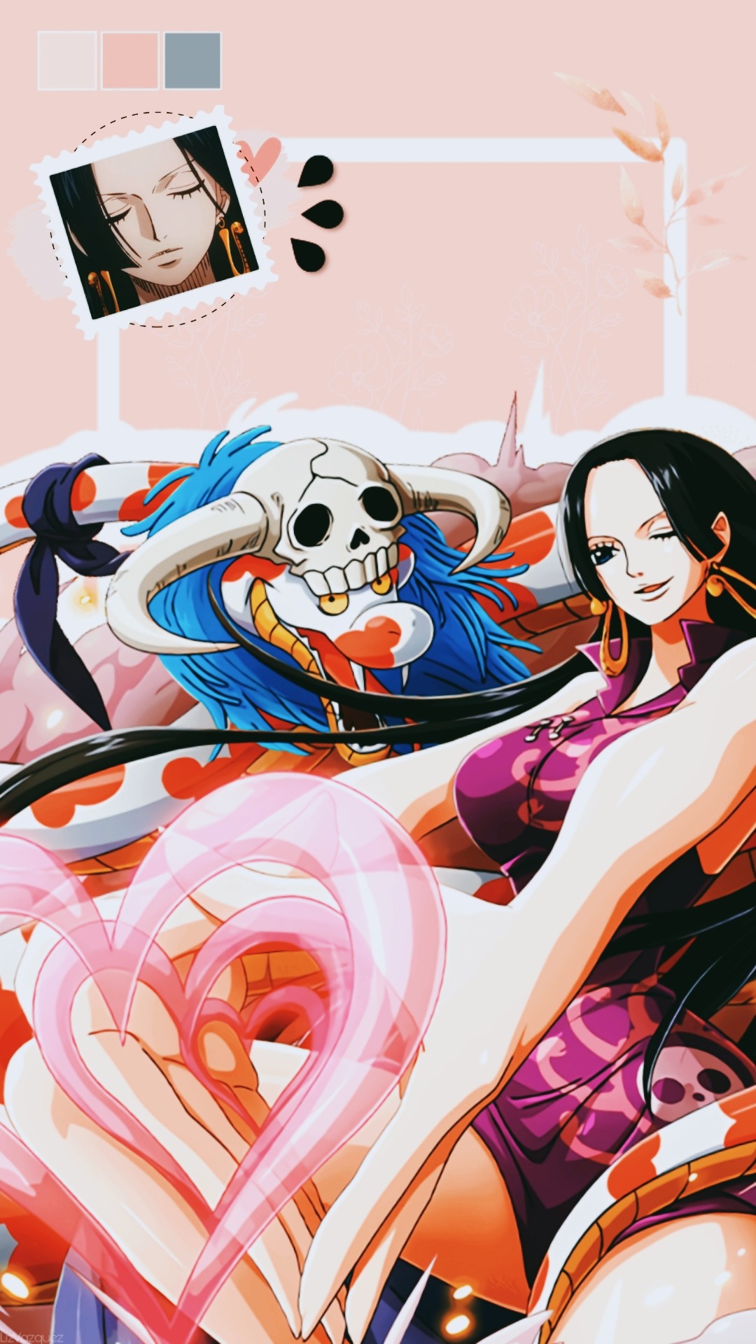 Boa Hancock One Piece anime, 1080x1920 Verticale, Telefono