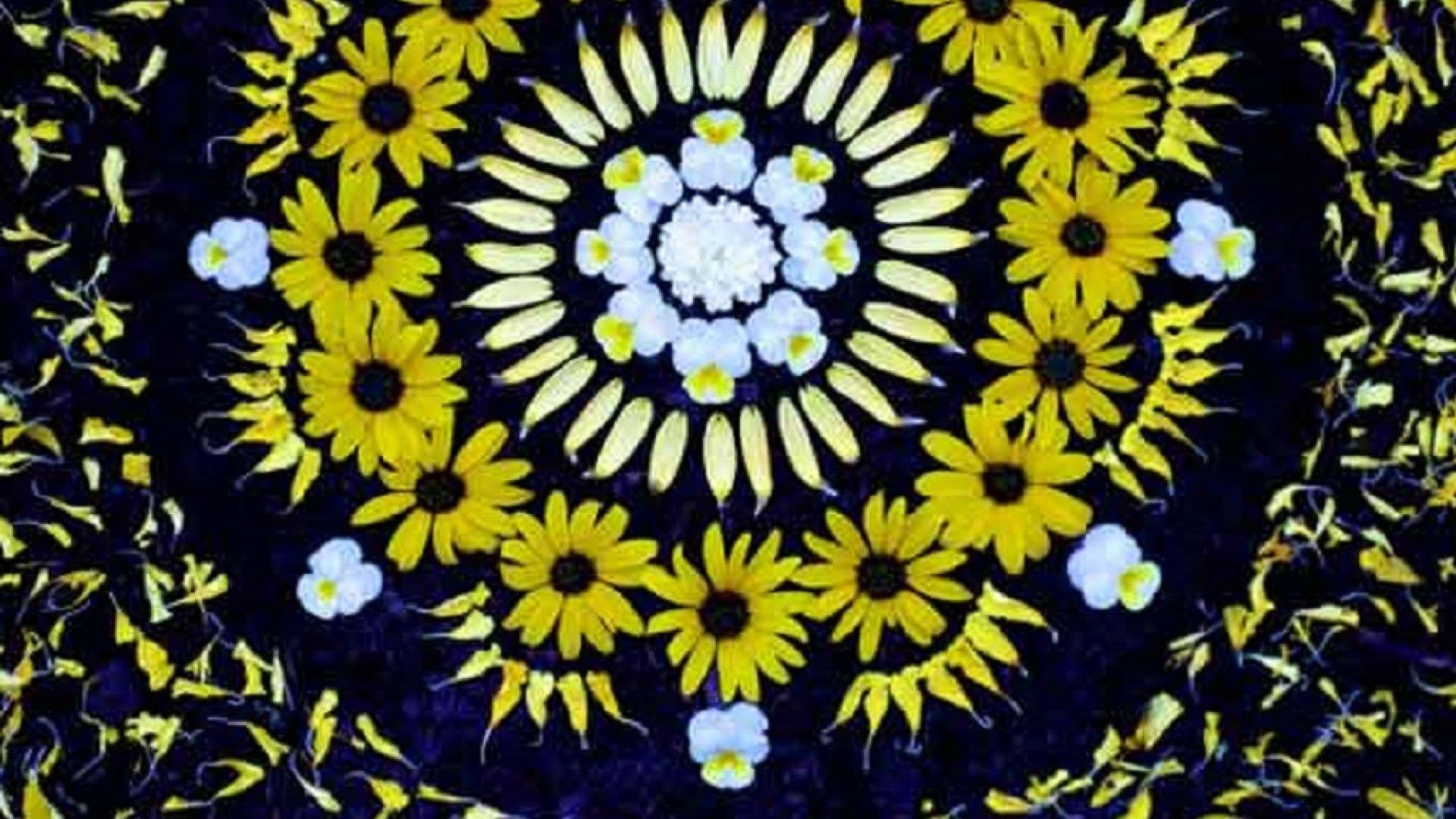 Mandala boho arancione giallo verde, 1600x1200 HD Ready, Monitor Gaming