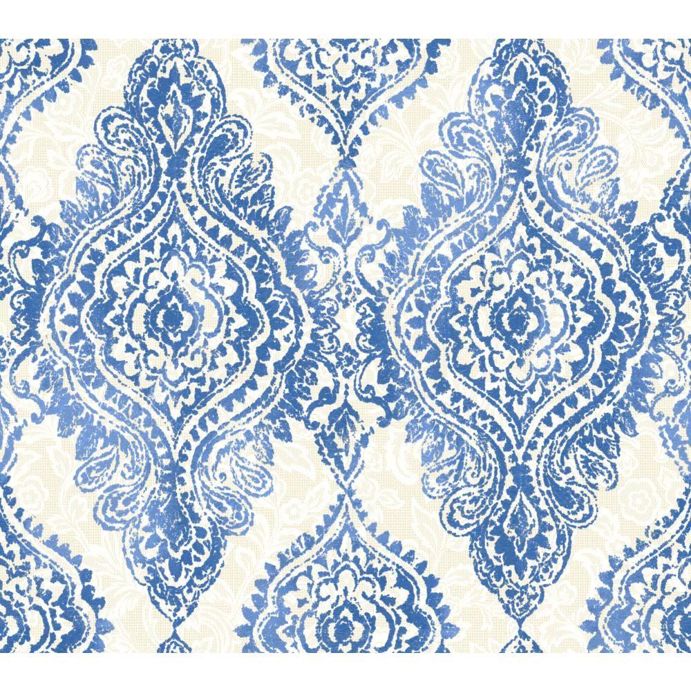 Motivo damascato blu boho, 1000x1000 HD, HP Laptop