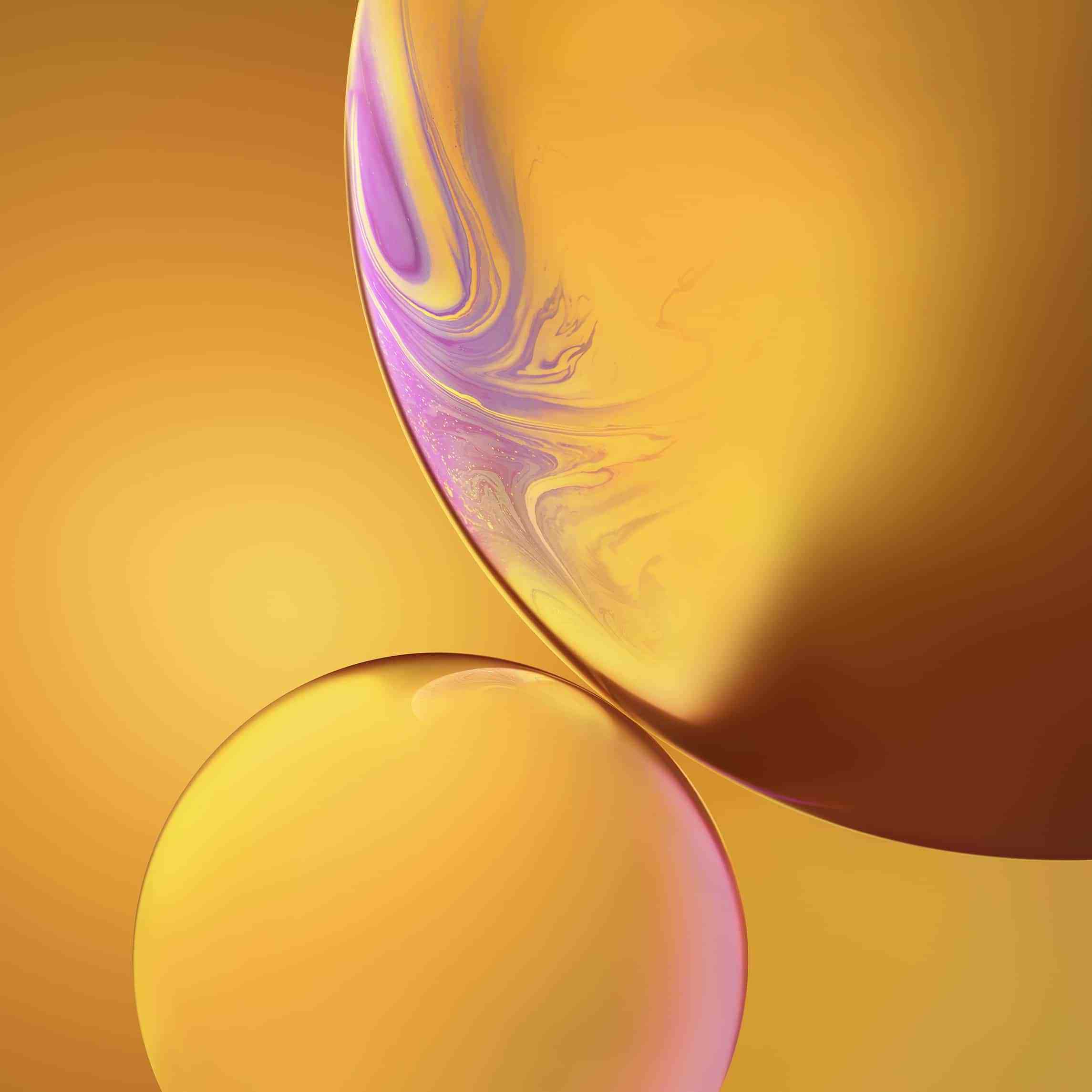 Bolle astratte dorate, 2290x2290 alta risoluzione, Laptop