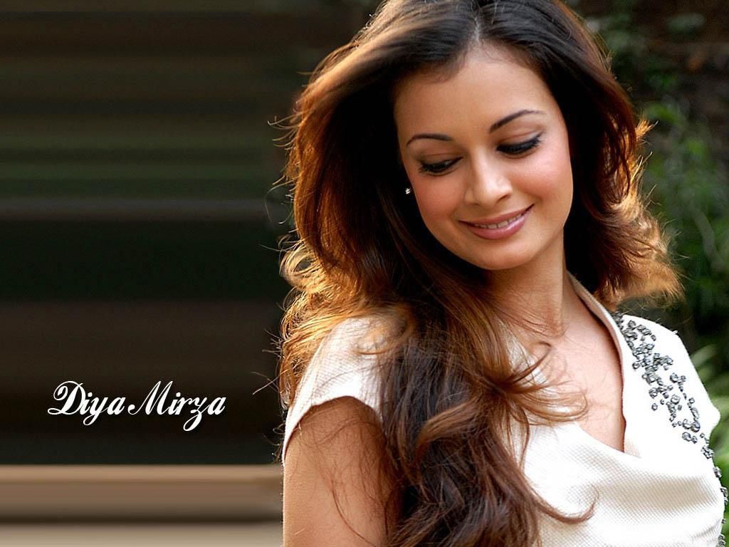 Diya Mirza attrice sorridente, 1024x768 HD, Desktop