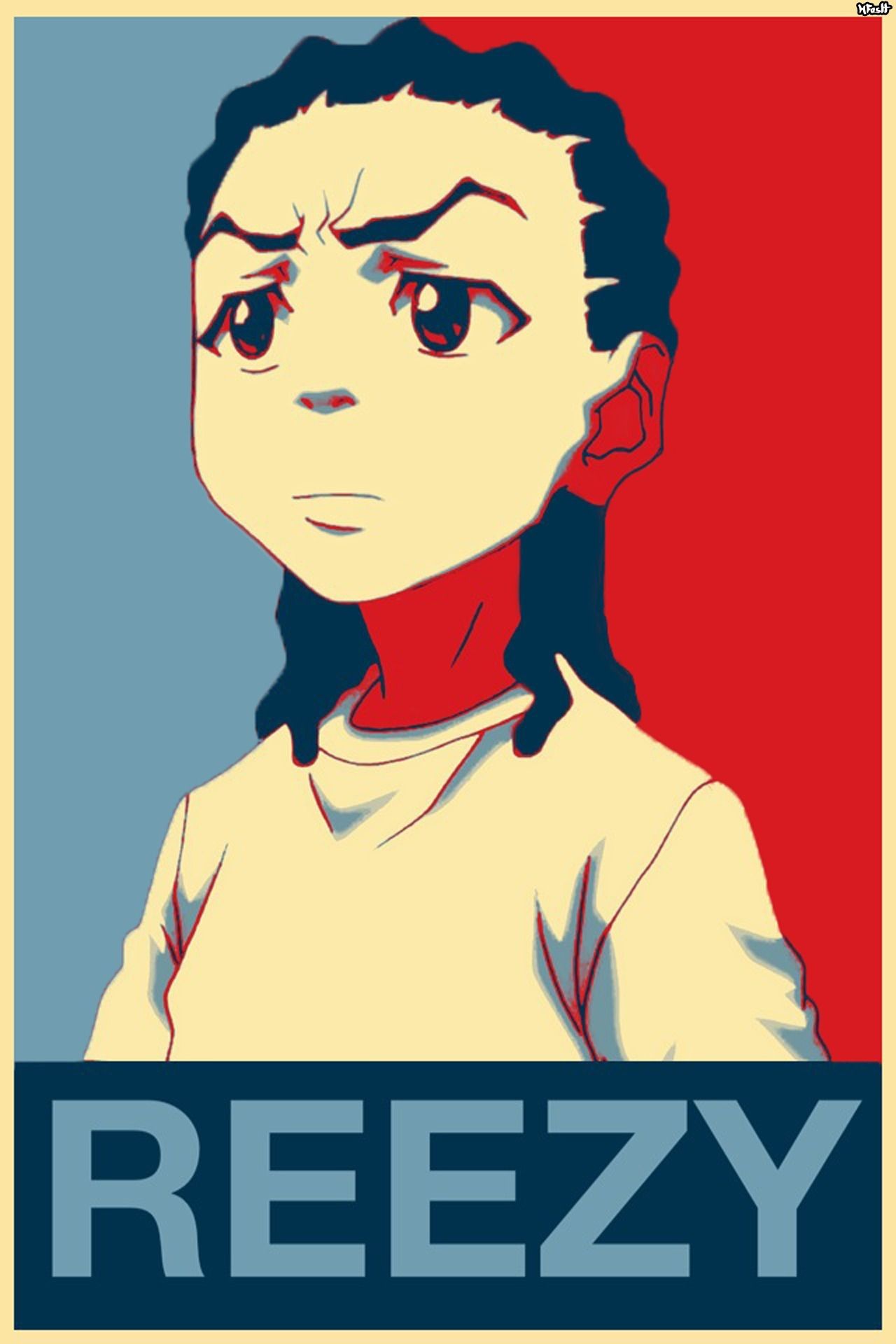 Riley Freeman stile poster Obama, 1280x1920 Full HD Verticale, iPhone
