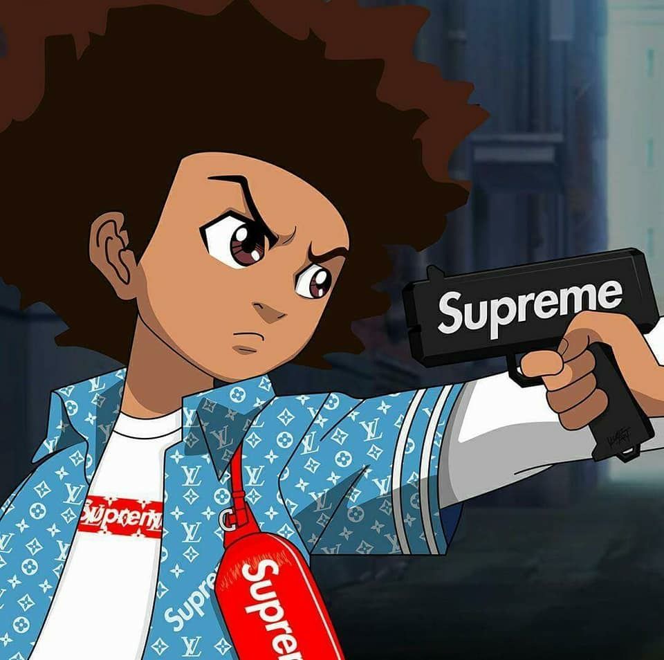 Riley Boondocks con pistola Supreme, New York, 960x954 HD, PC