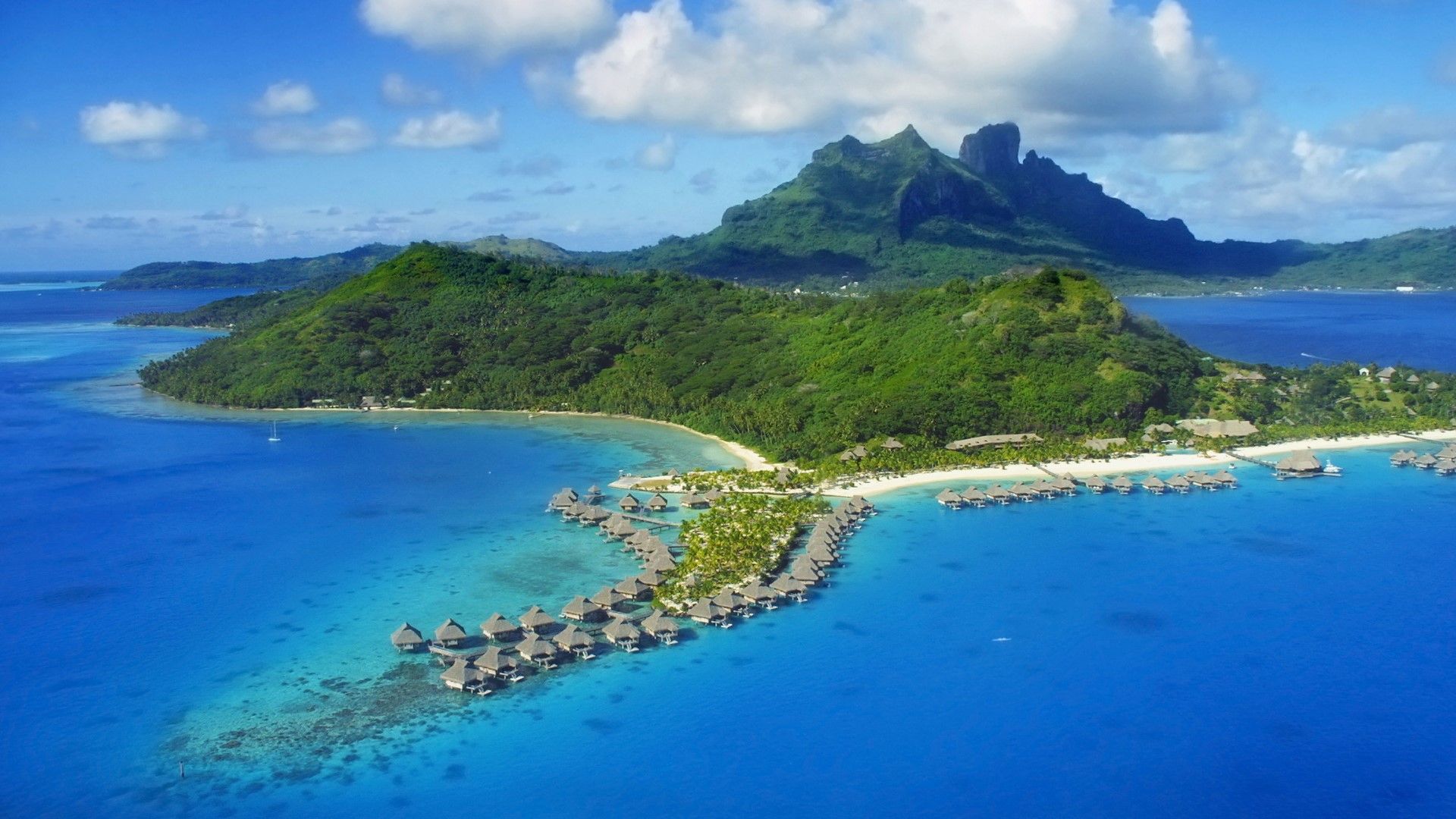 Vista aerea Bora Bora, 1920x1080 1080p, PC