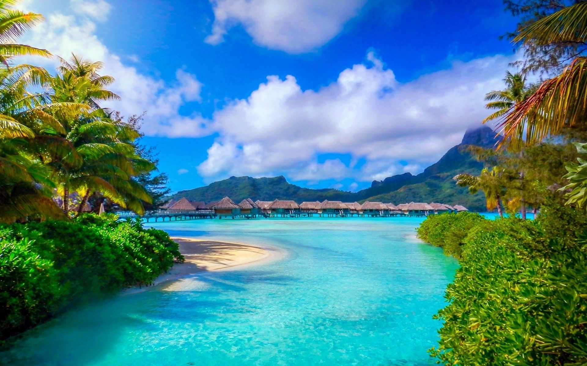 Bora Bora laguna tropicale, 1920x1200 Full HD+ WUXGA, PC Desktop