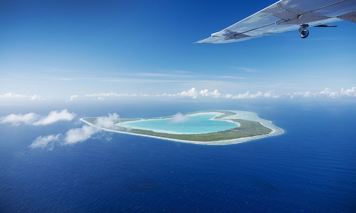 Isola vista da finestrino aereo, 1200x720 HD, PC