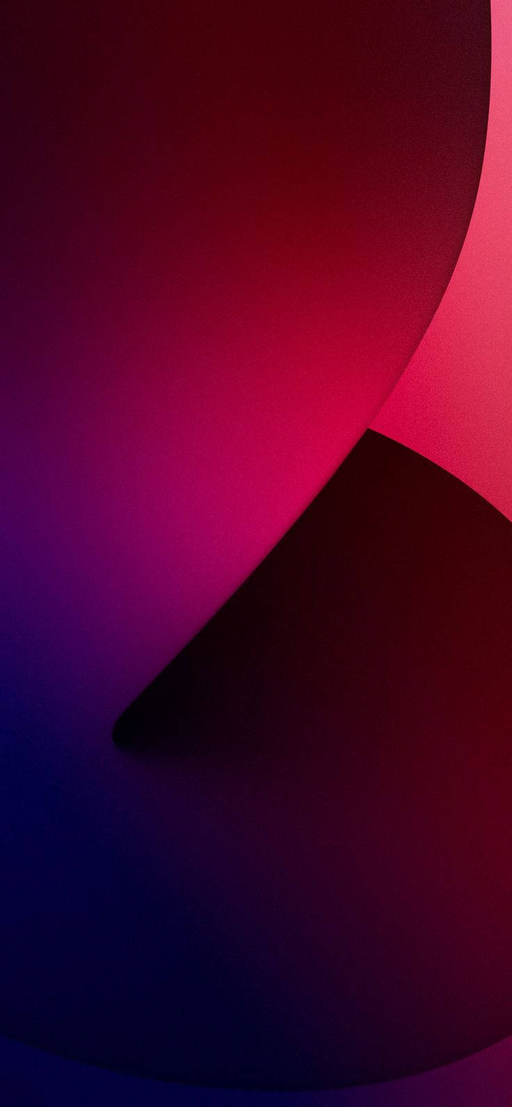 Cerchi astratti bordeaux sfumati, 736x1592 Full HD Verticale, Realme