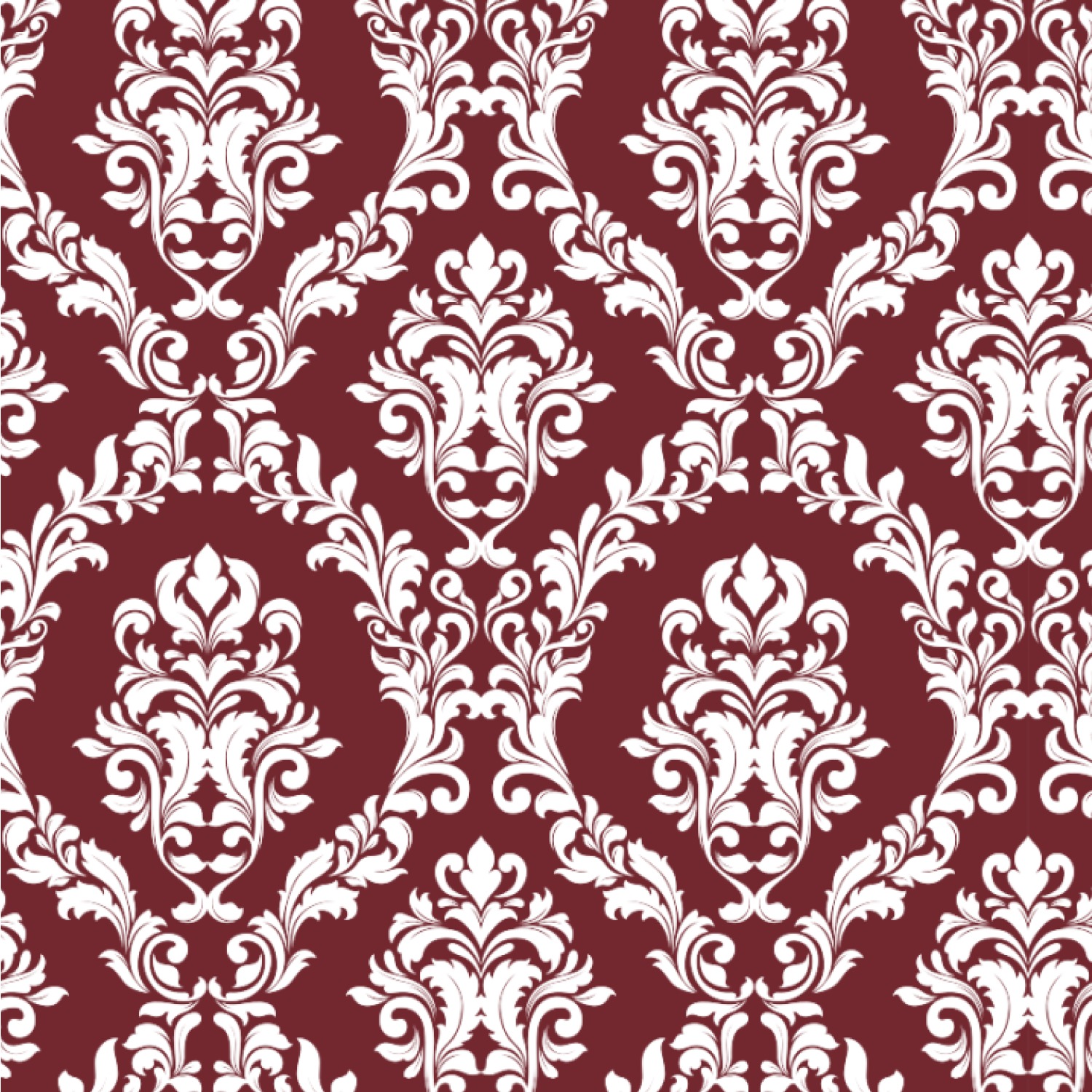 Motivo damascato bordeaux e bianco, 1500x1500 HD, Desktop