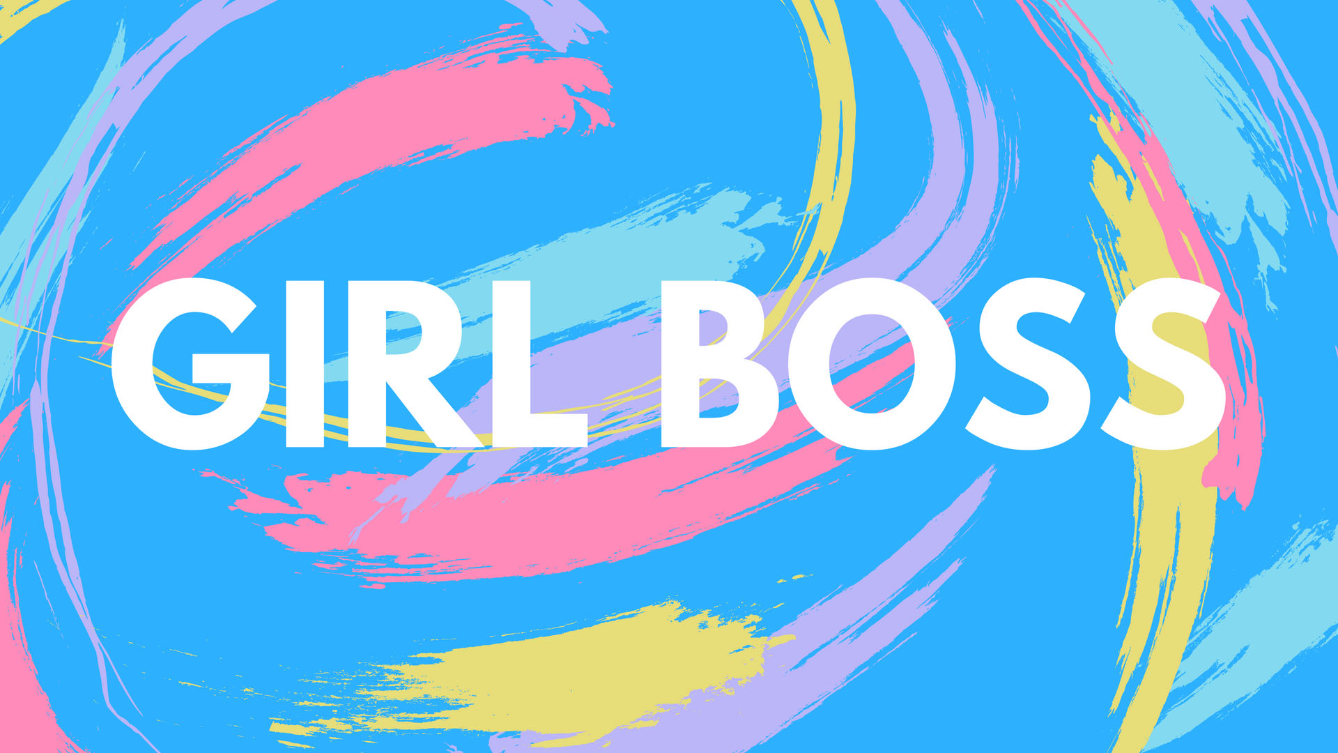 Scritta Girl Boss colorata, 1920x1080 Full HD 1080p, Laptop