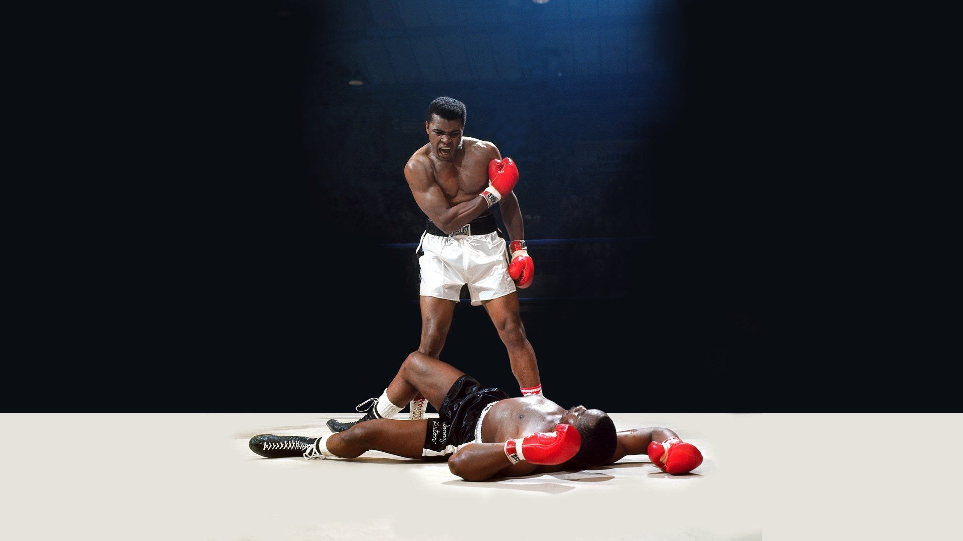 Muhammad Ali su avversario atterrato, Cassius Clay, 1920x1080 1080p, Desktop