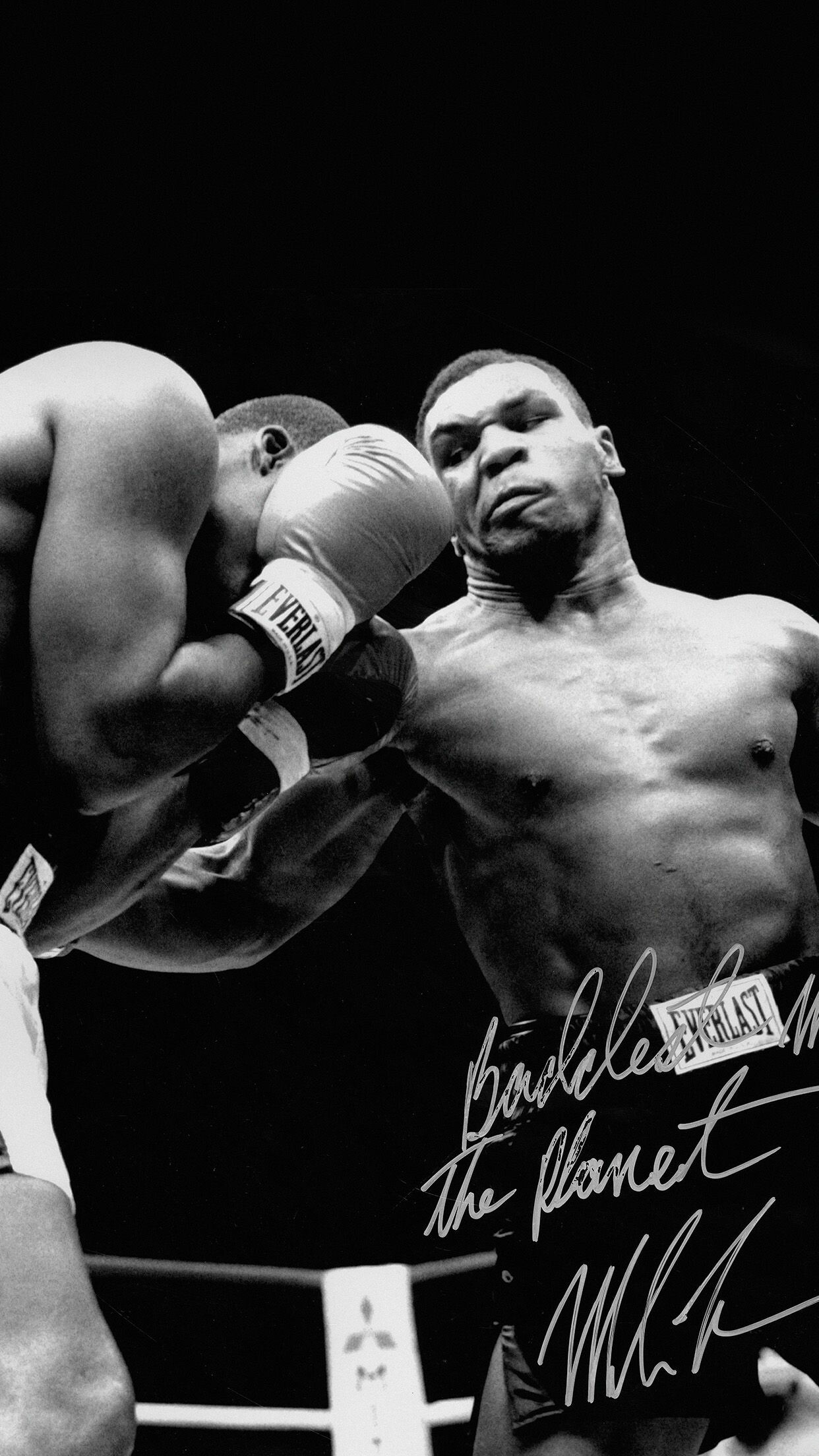 Mike Tyson incontro bianco nero, 1242x2208 Full HD Verticale, Smartphone