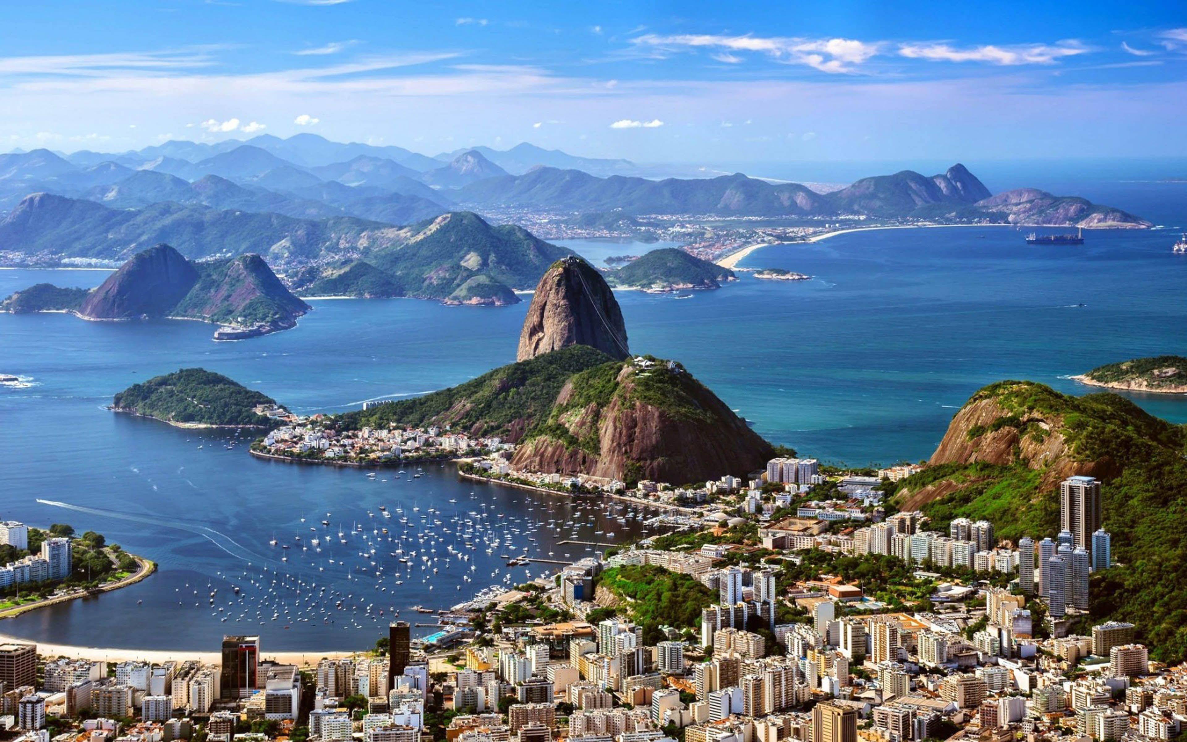 Rio de Janeiro, Pan di Zucchero, 3840x2400 4K, Desktop 4K