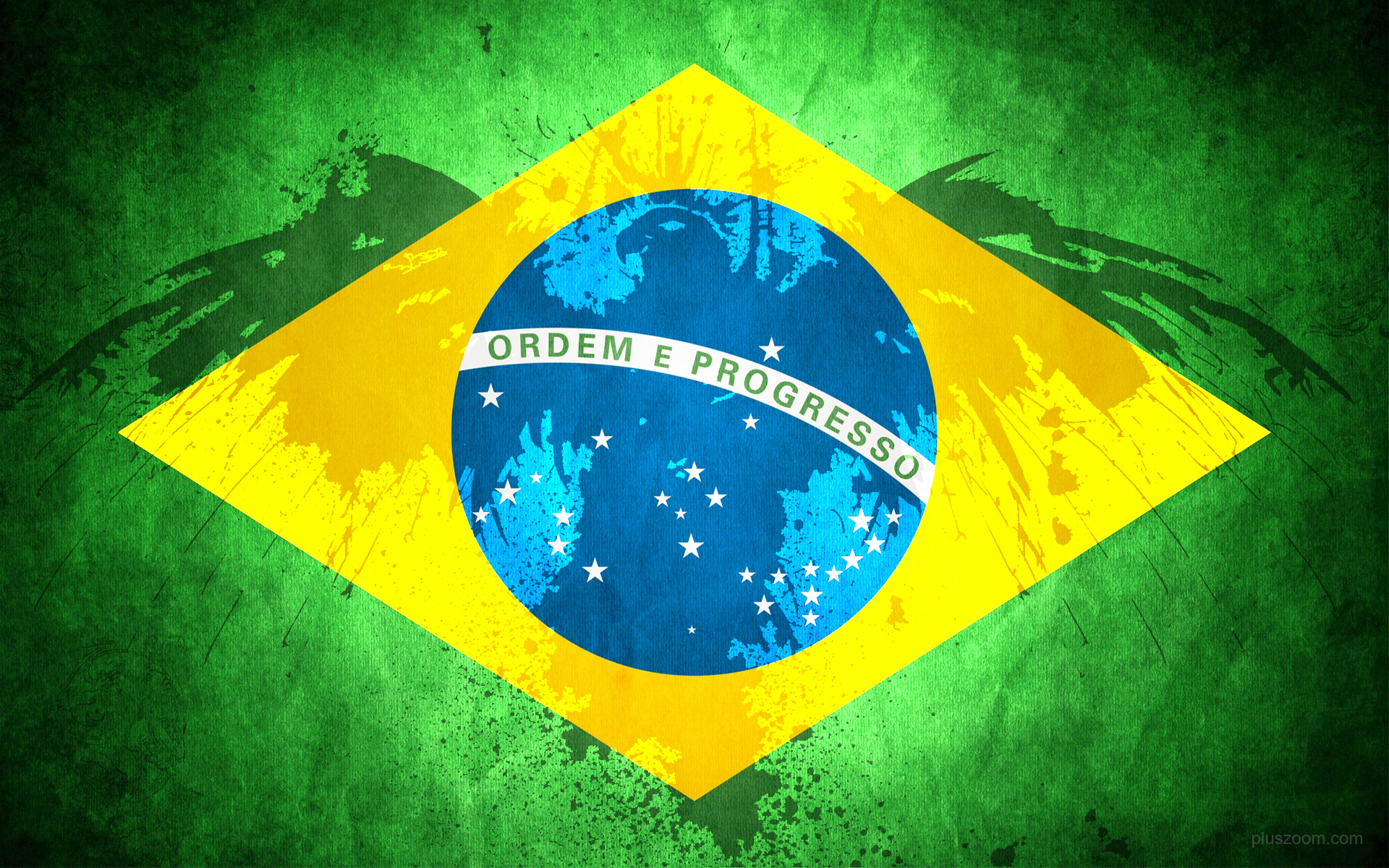 Bandiera del Brasile grunge, 1920x1200 Full HD+, Desktop