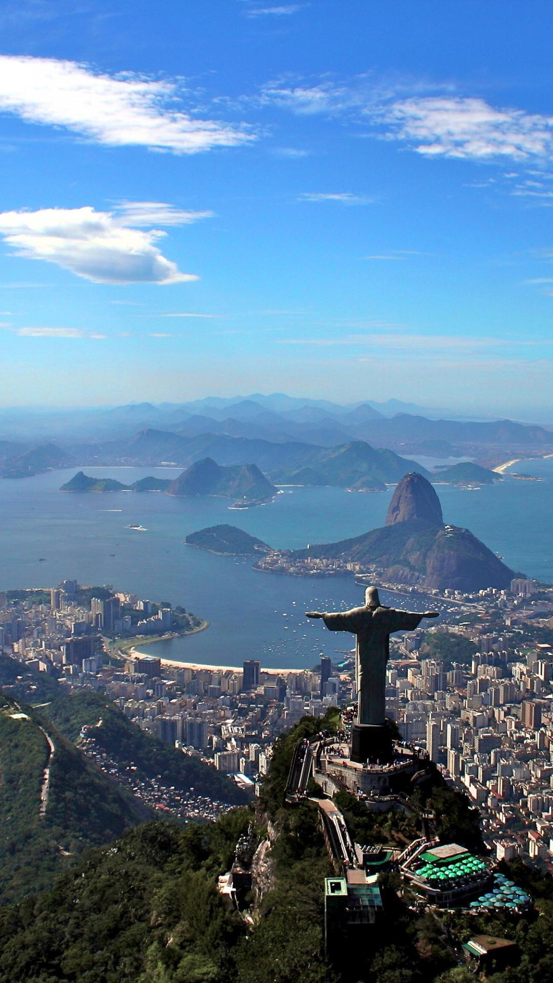 Cristo Redentore Rio de Janeiro, 1080x1920 Full HD Verticale, iPhone