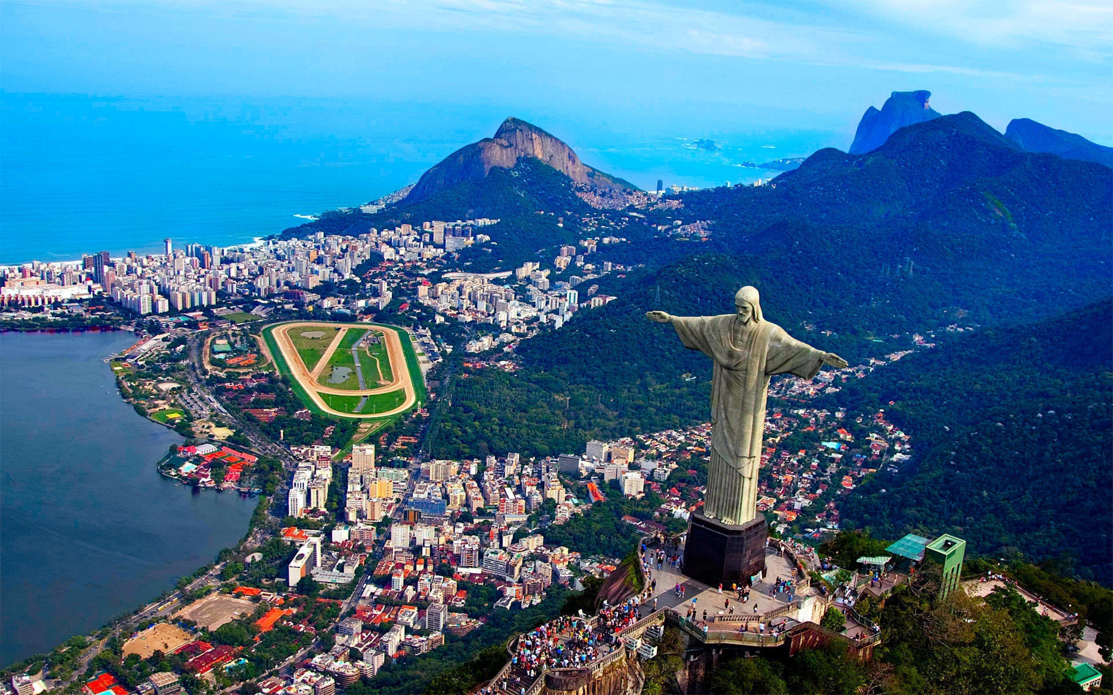 Cristo Redentore, Rio de Janeiro, 3840x2400 Ultra HD, 4K TV