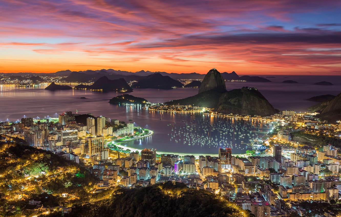 Rio de Janeiro vista dall'alto, 1332x850 HD, ROG Asus Laptop