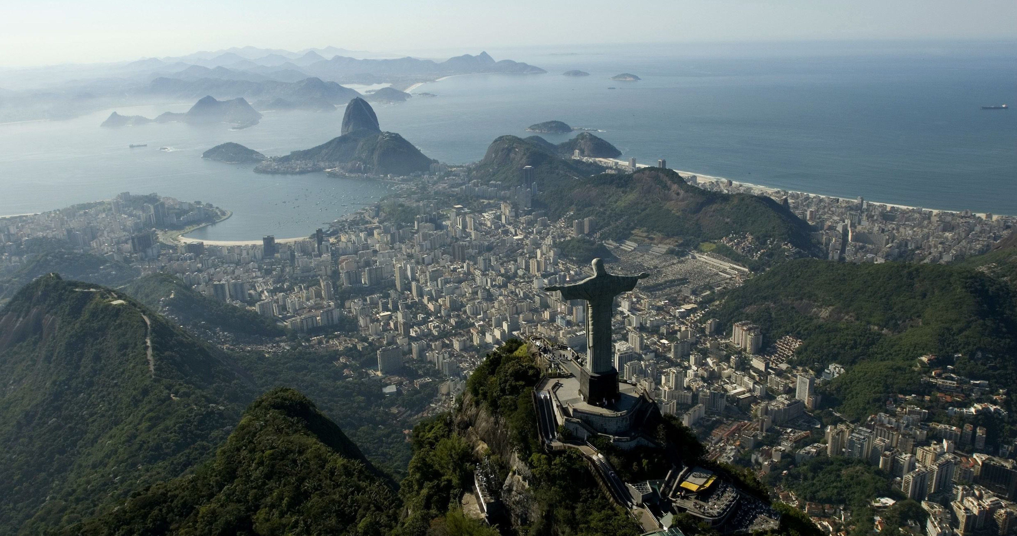 Cristo Redentore vista Rio de Janeiro, 4096x2160 4K, Smart TV 4K