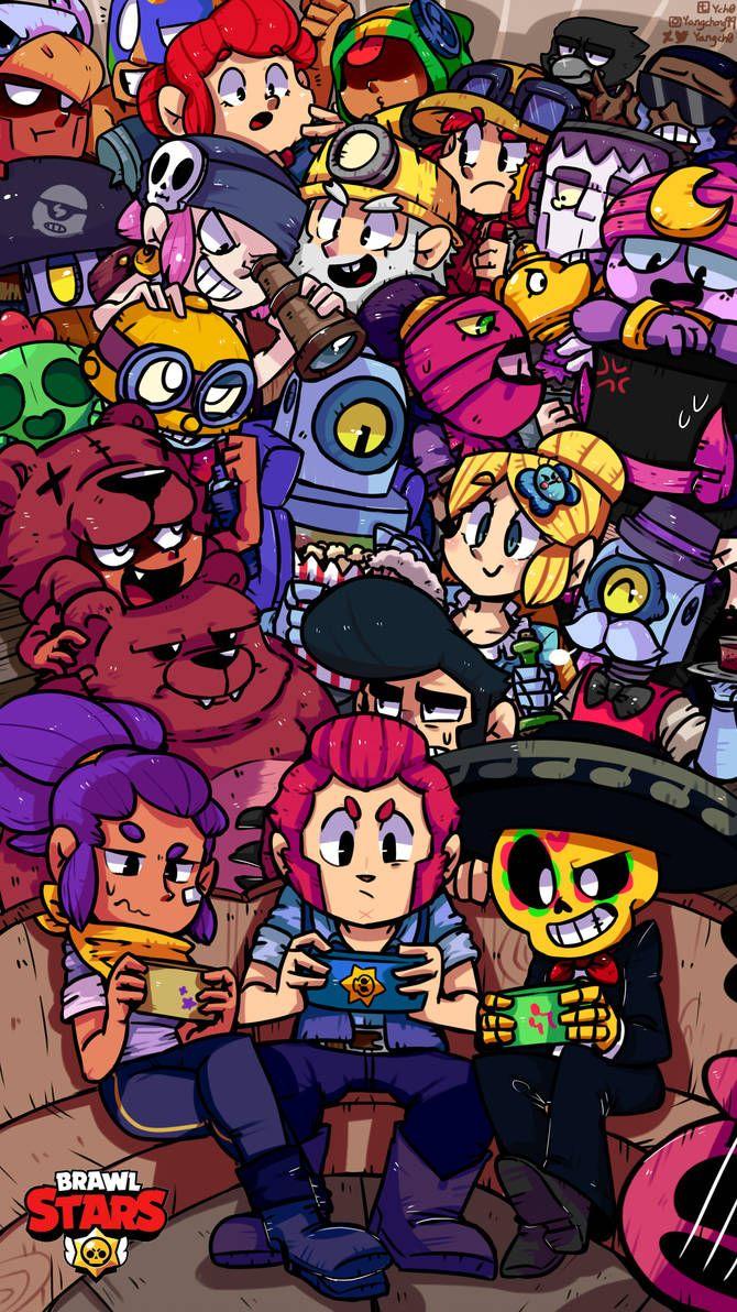 Personaggi Brawl Stars gruppo, 670x1192 Full HD Verticale, Smartphone