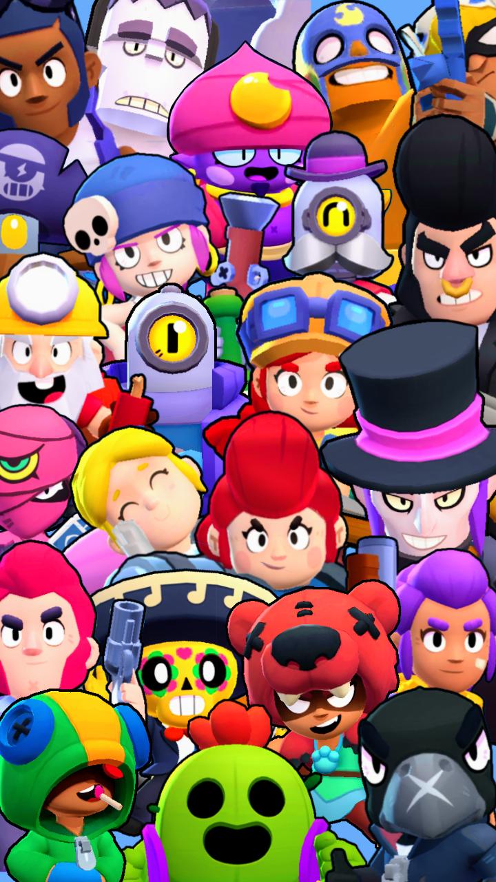 Personaggi Brawl Stars gruppo, 720x1280 Full HD Verticale, iPhone