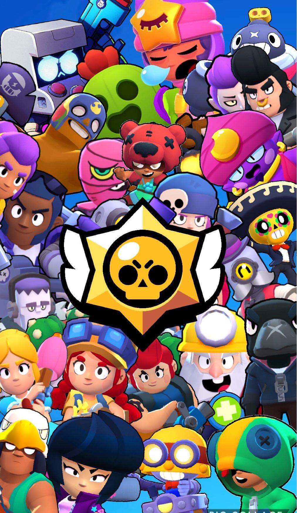 Personaggi Brawl Stars collage, 1012x1746 Full HD Verticale, Smartphone