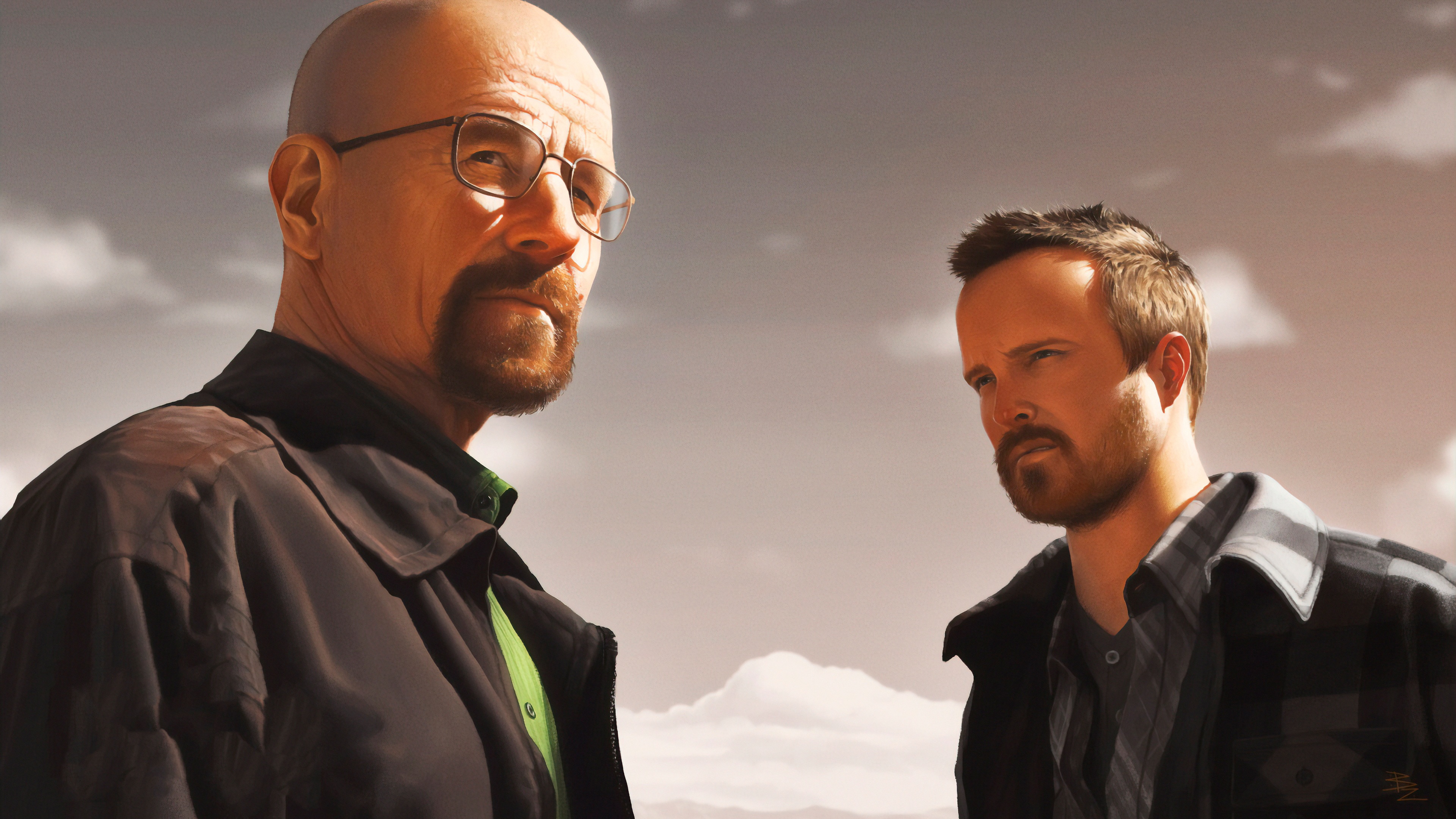 Walter White e Jesse Pinkman, 3840x2160 Ultra HD, 4K TV