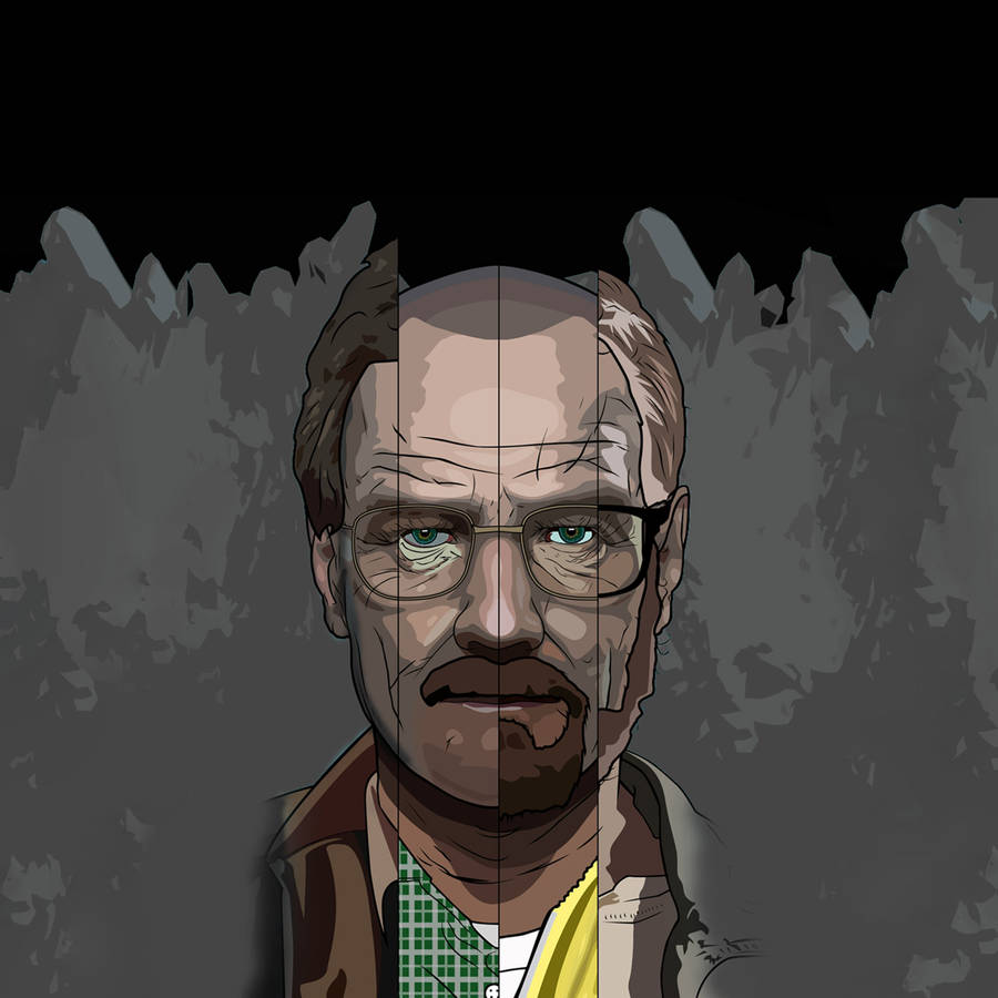 Walter White illustrazione digitale, 900x900 HD, Laptop