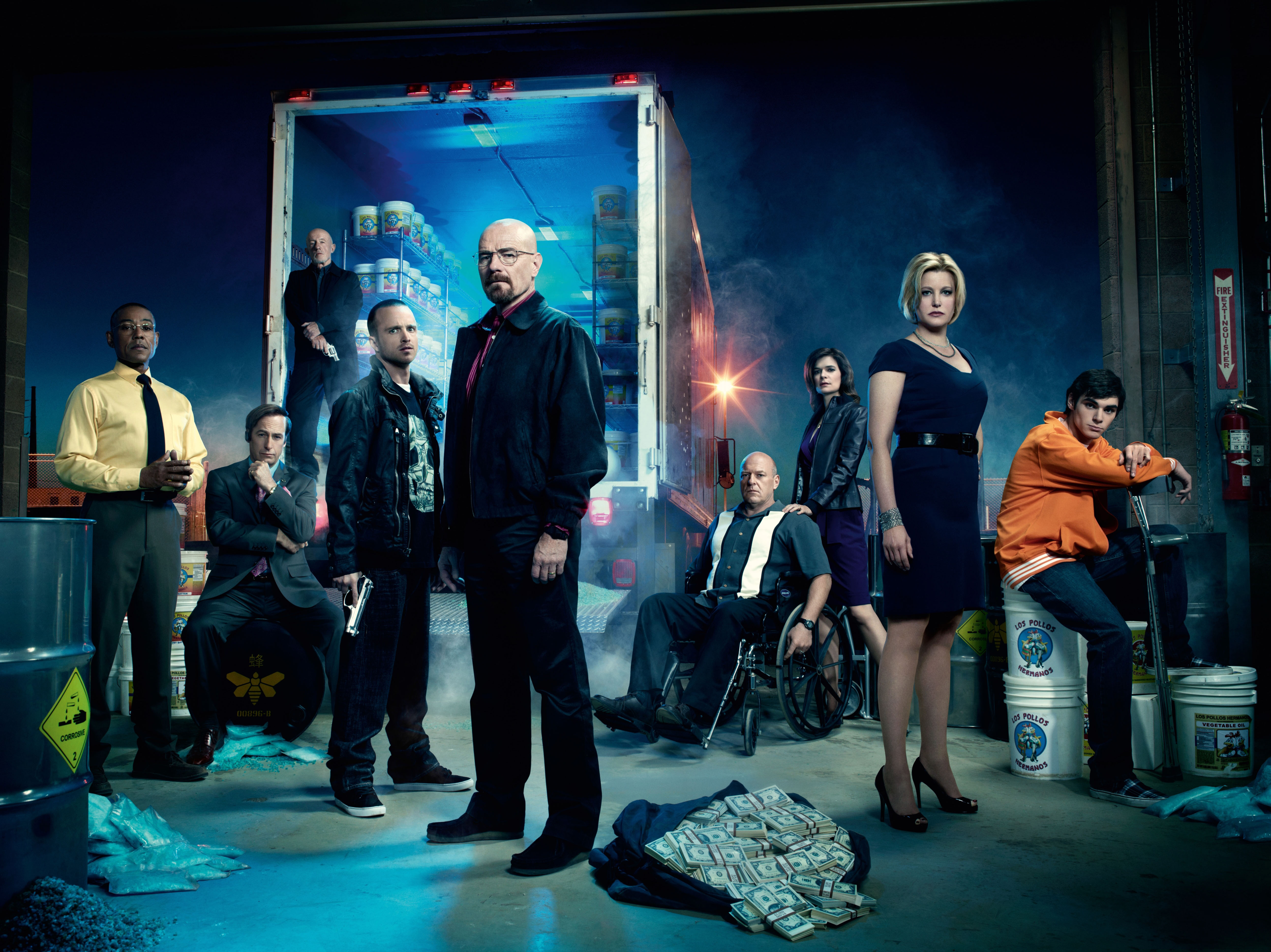 Cast Breaking Bad laboratorio, 5000x3747 UHD, PC 4K