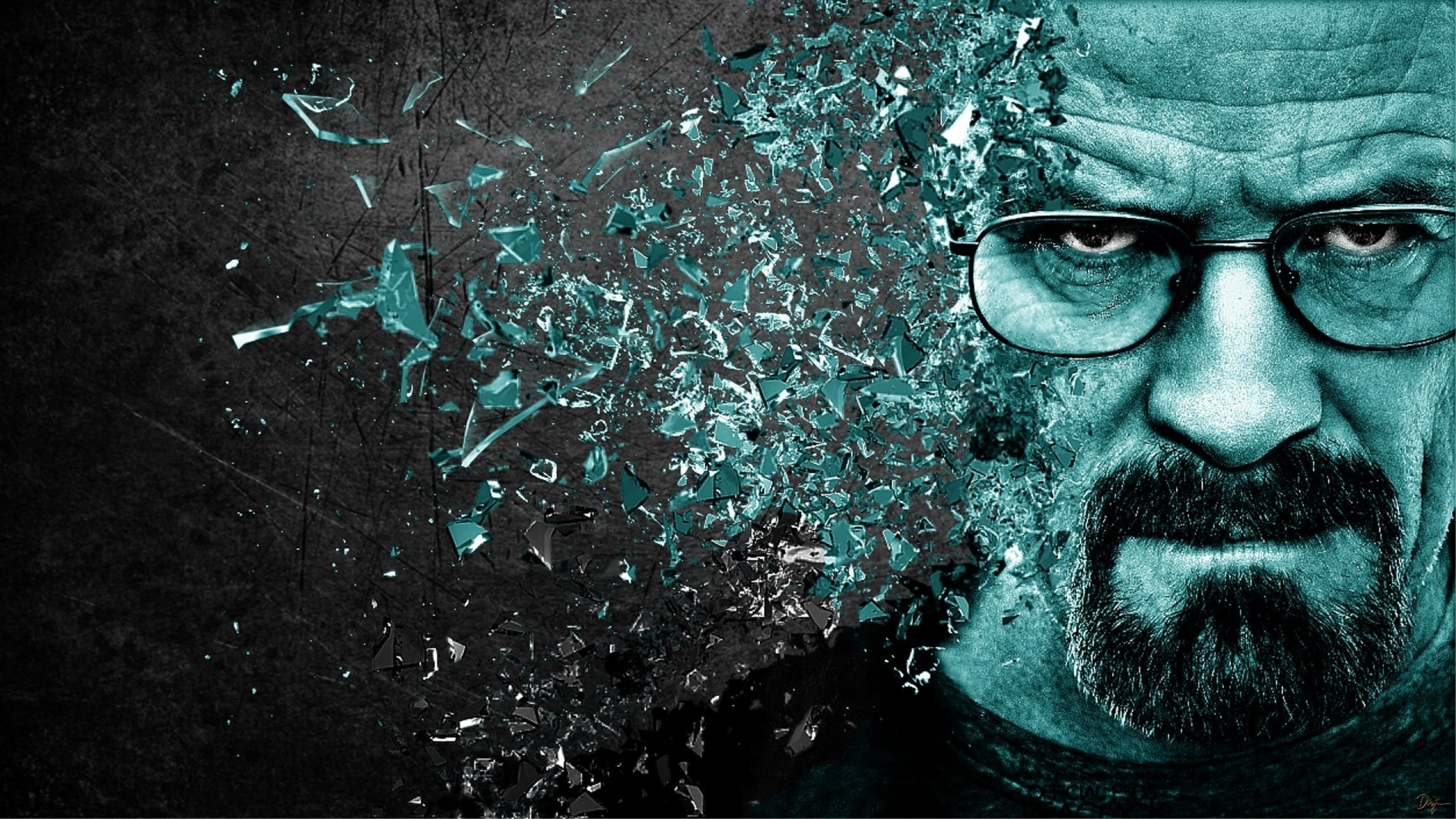 Walter White volto frantumato, 2560x1440 2K QHD, Monitor Gaming