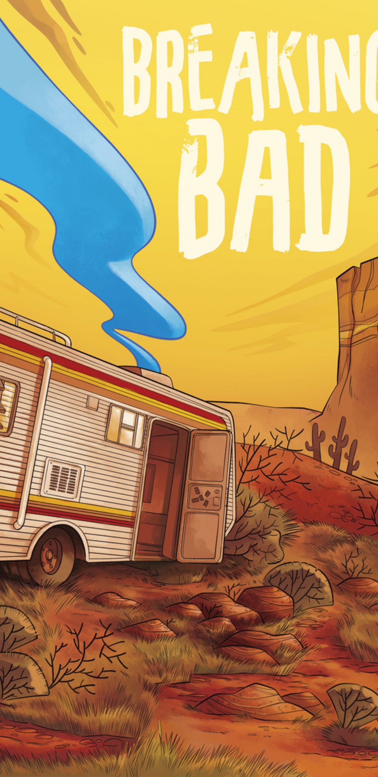 Camper deserto Breaking Bad, 1245x2560 Full HD Verticale, iPhone
